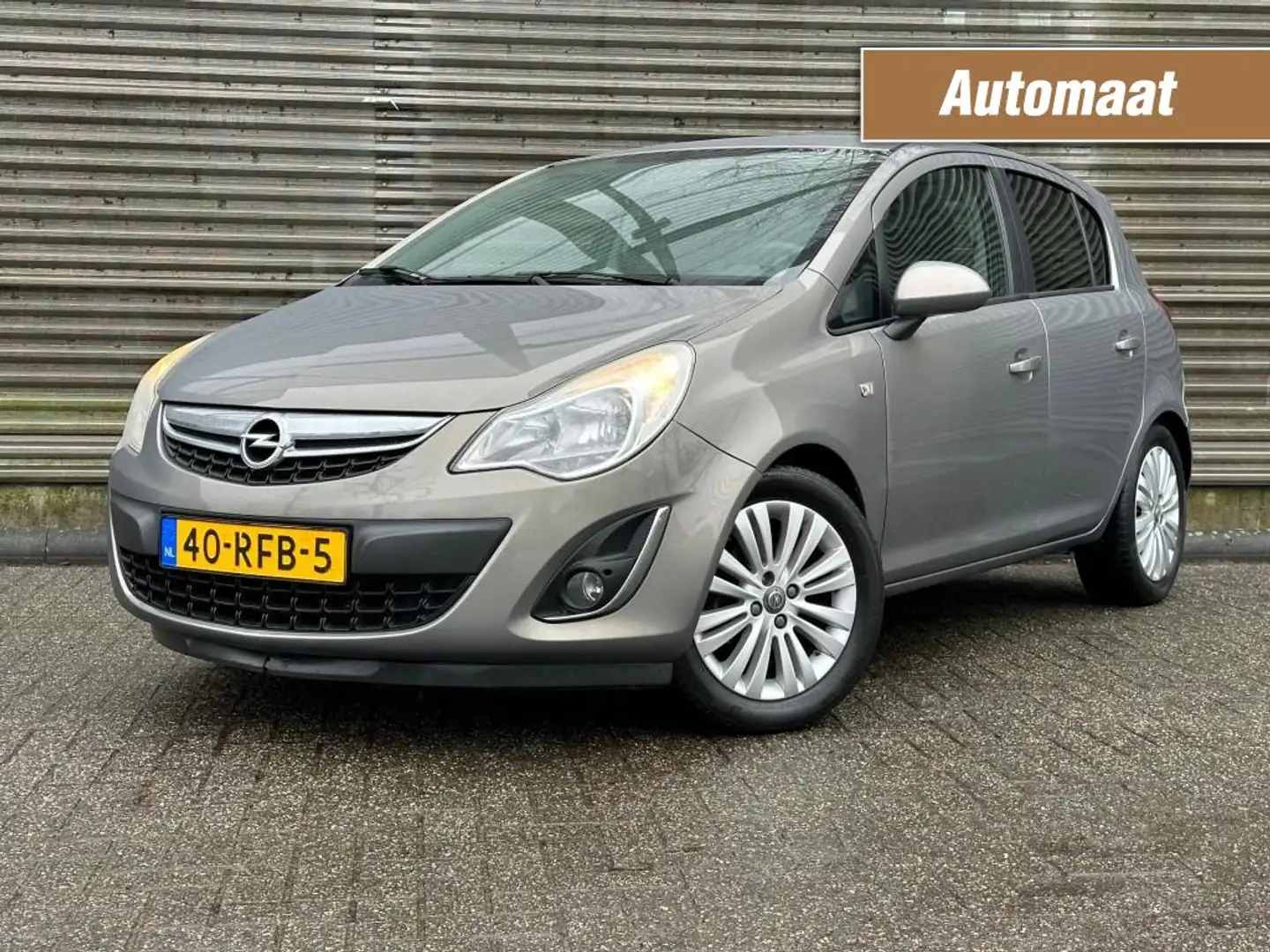 Opel Corsa 1.2-16V EDITION AIRCO/NAVI/LM VELGEN!! AUTOMAAT !! Hnědá - 1