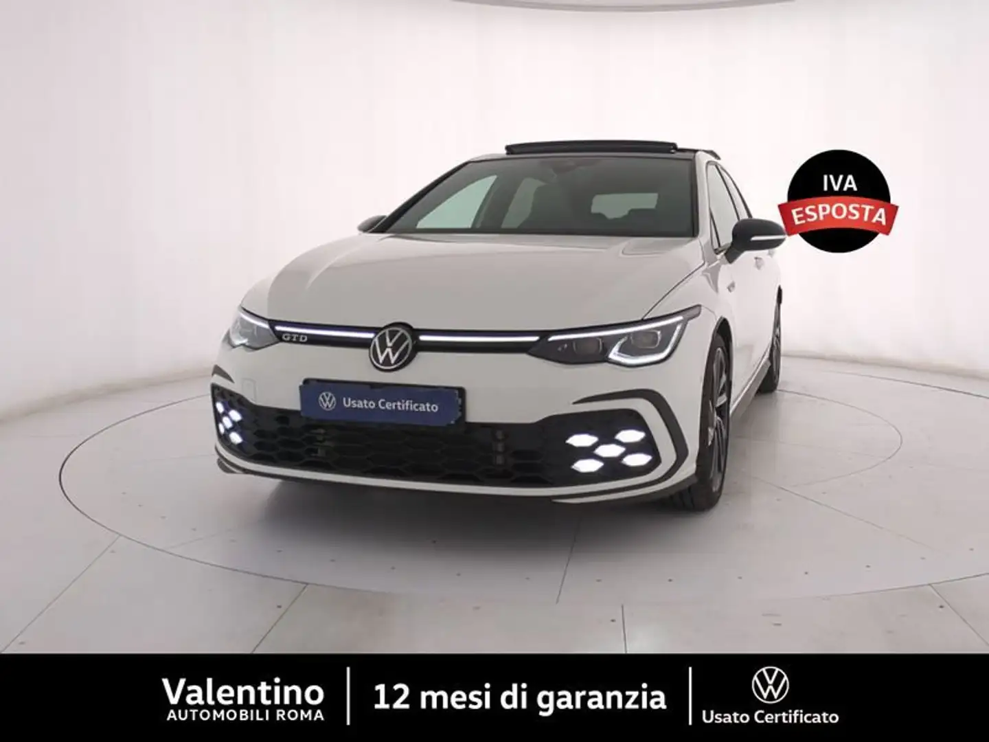 Volkswagen Golf GTD 2.0 TDI GTD DSG Bianco - 1