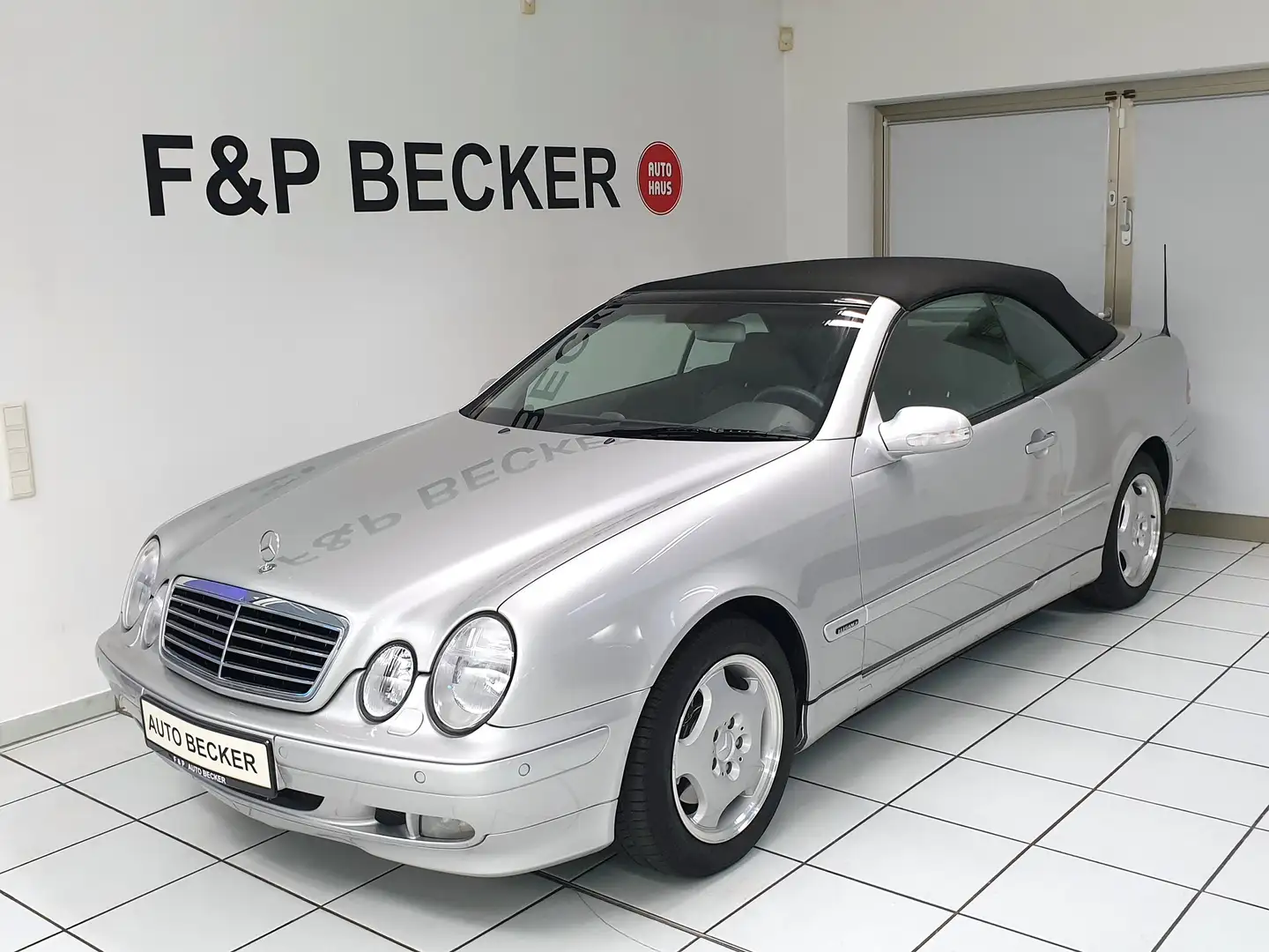 Mercedes-Benz CLK 230 CLK Cabrio 230 Kompressor 1.Hand Scheckheft MB Silber - 1