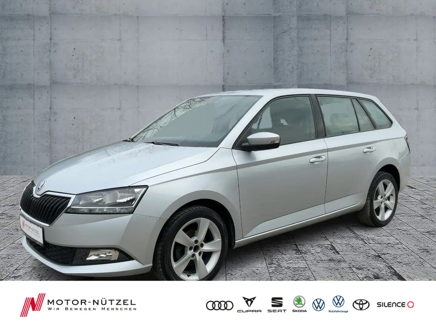 Skoda Fabia Combi 1.0 TSI COOL PLUS SHZ+PDC+NSW+DAB+BT Silber - 1