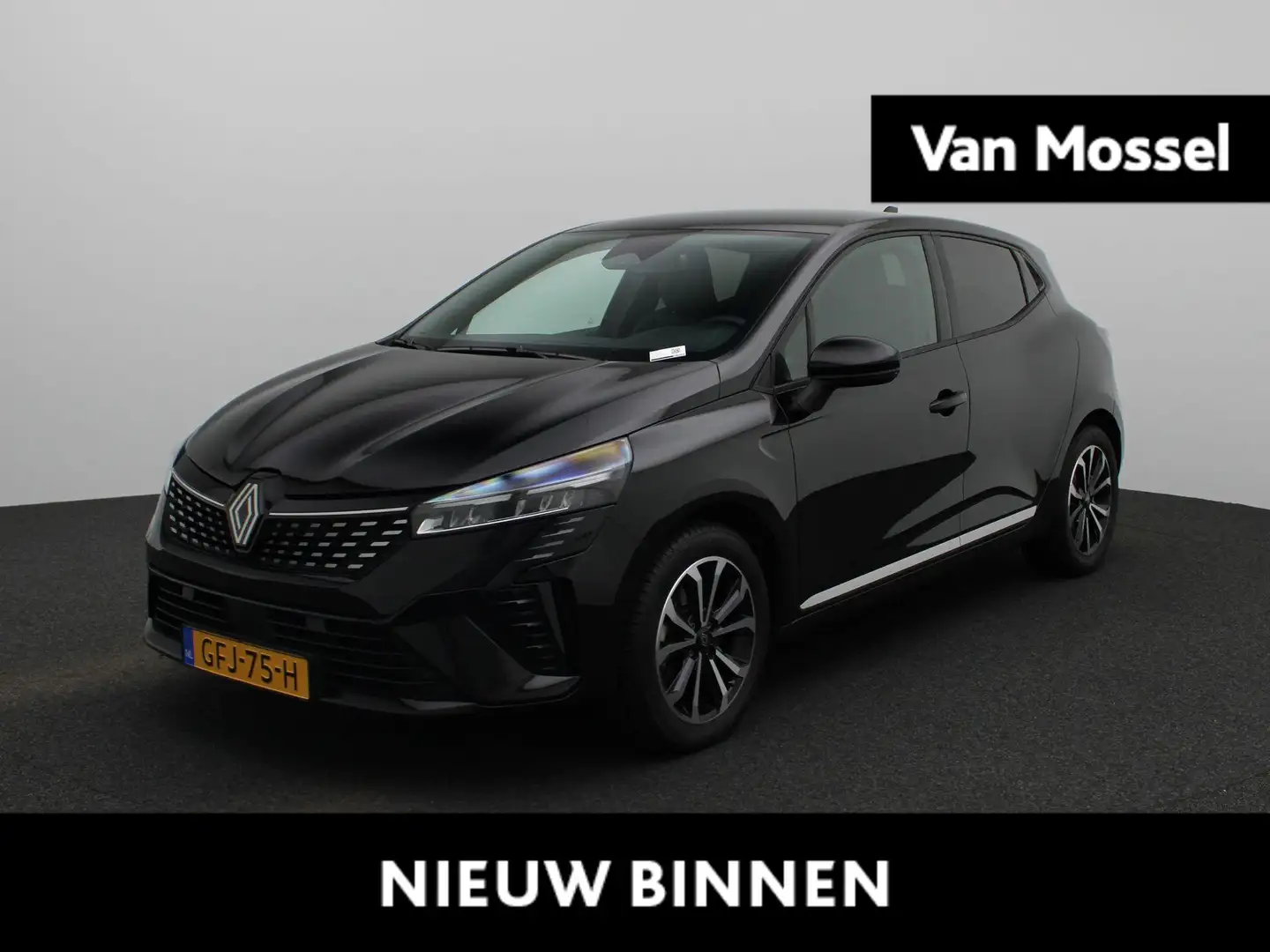 Renault Clio 1.6 E-Tech Full Hybrid 145 techno Zwart - 1