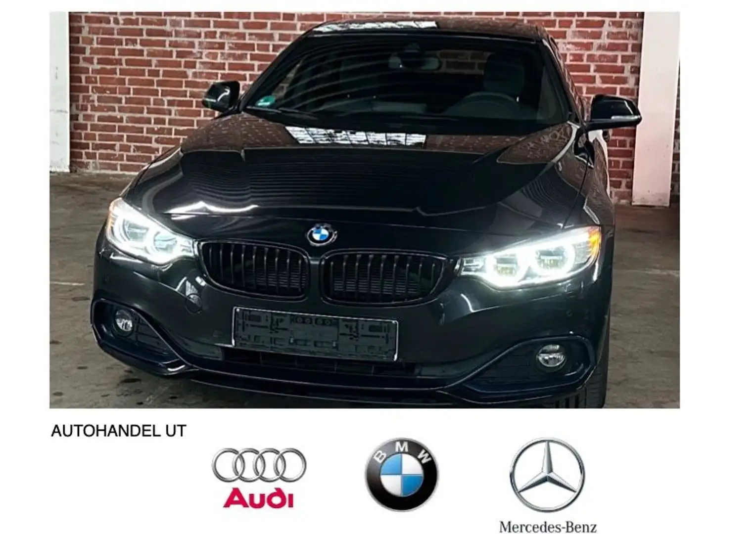 BMW 420 Sport LED/HeadUP/GSD/Leder/KeyGO Schwarz - 1
