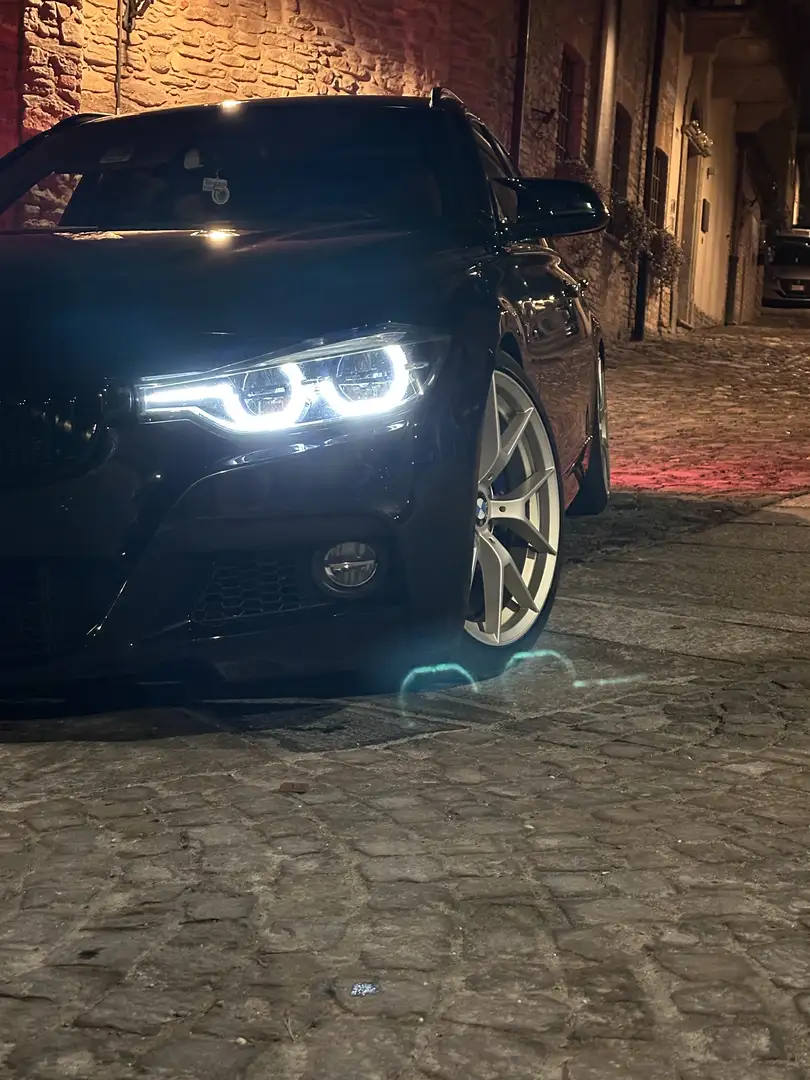 BMW 325 325d Touring Msport 224cv auto Nero - 2