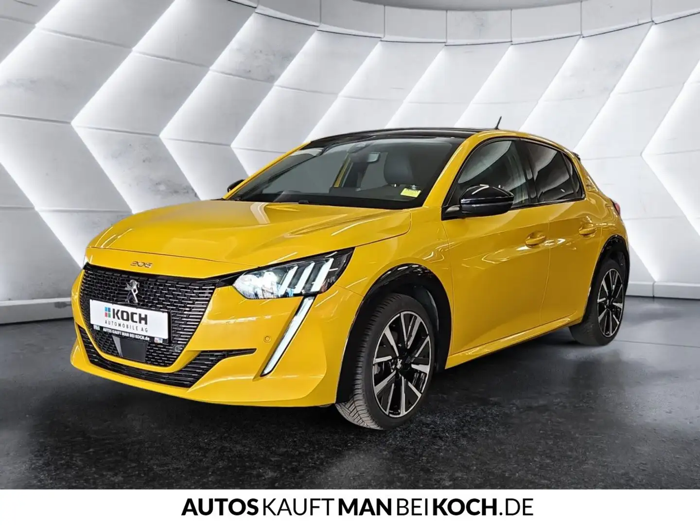 Peugeot 208 1.2 PureTech GT Line DSG LED DAB KAMERA Klima Gelb - 2