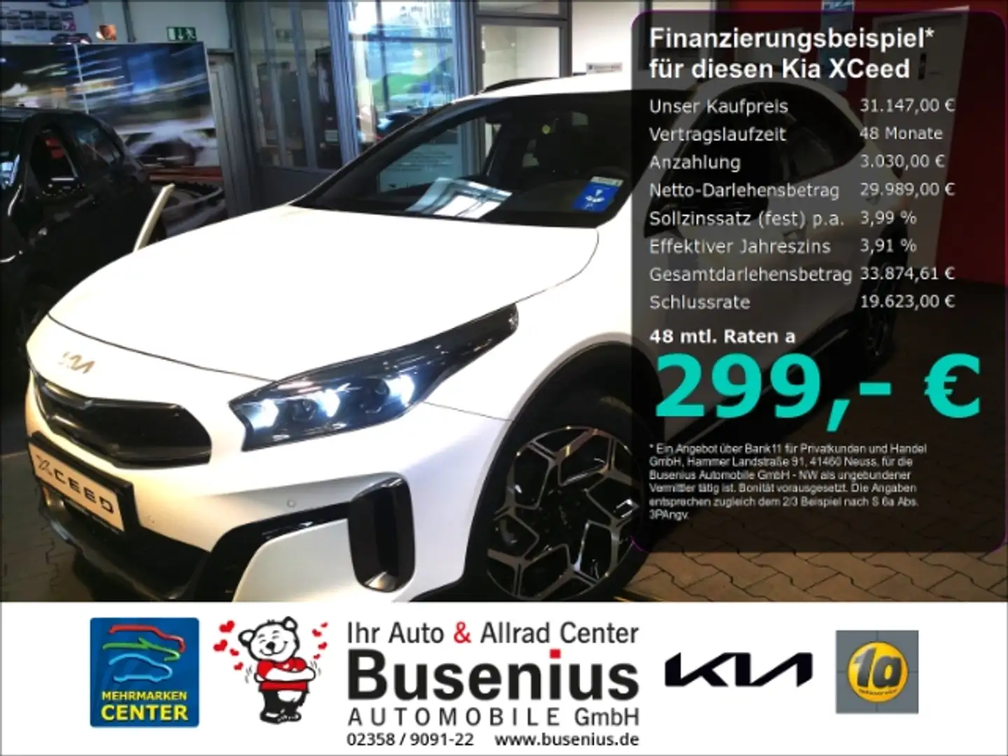 Kia XCeed 1,5T DCT GT-Line +Standard+18Zoll+JBL+Navi Wit - 1