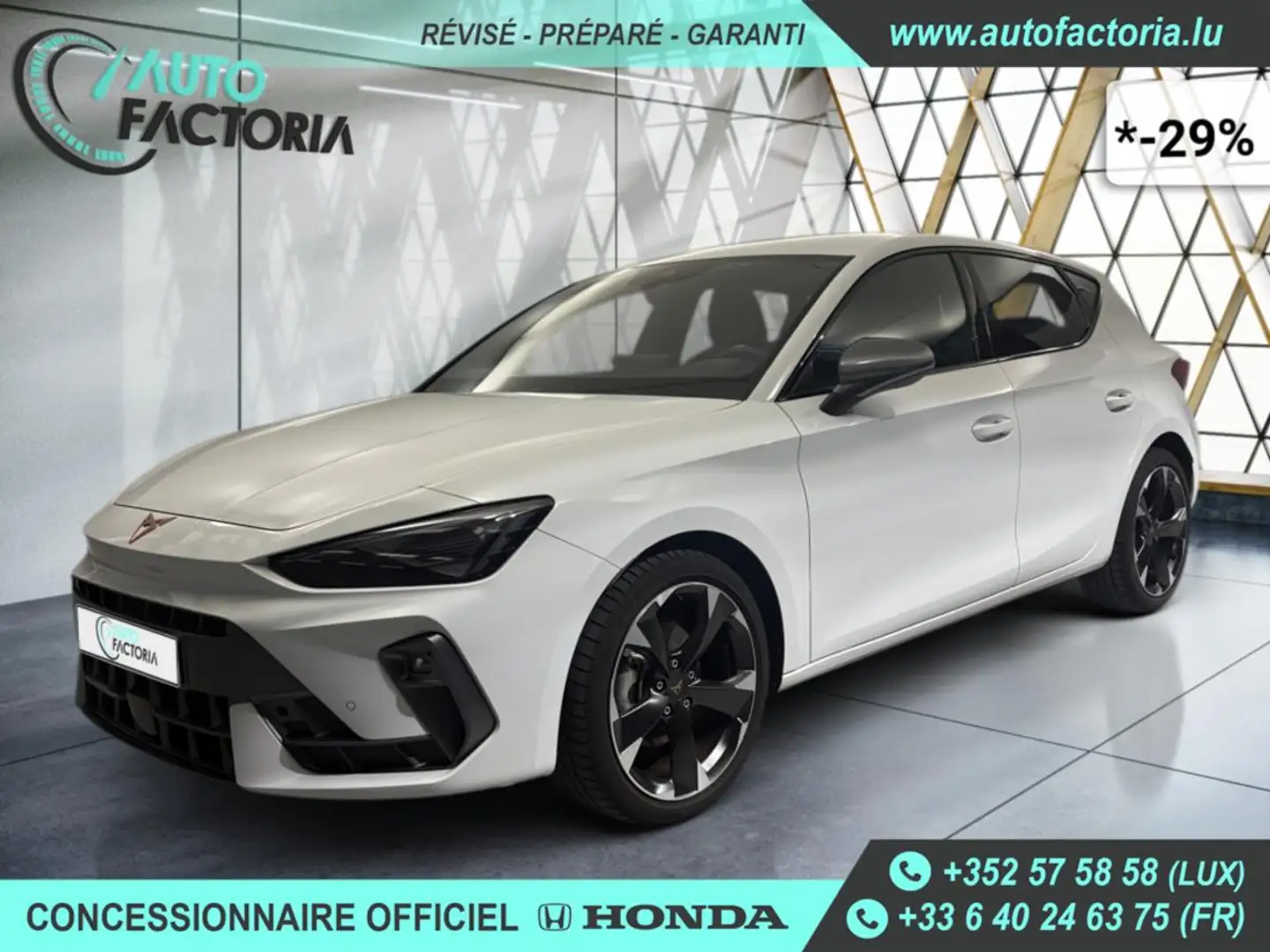 CUPRA Leon -29% 1.5 eTSI 150cv BVA+MIRRORLINK+CAM+LED+JA18 Beige - 1