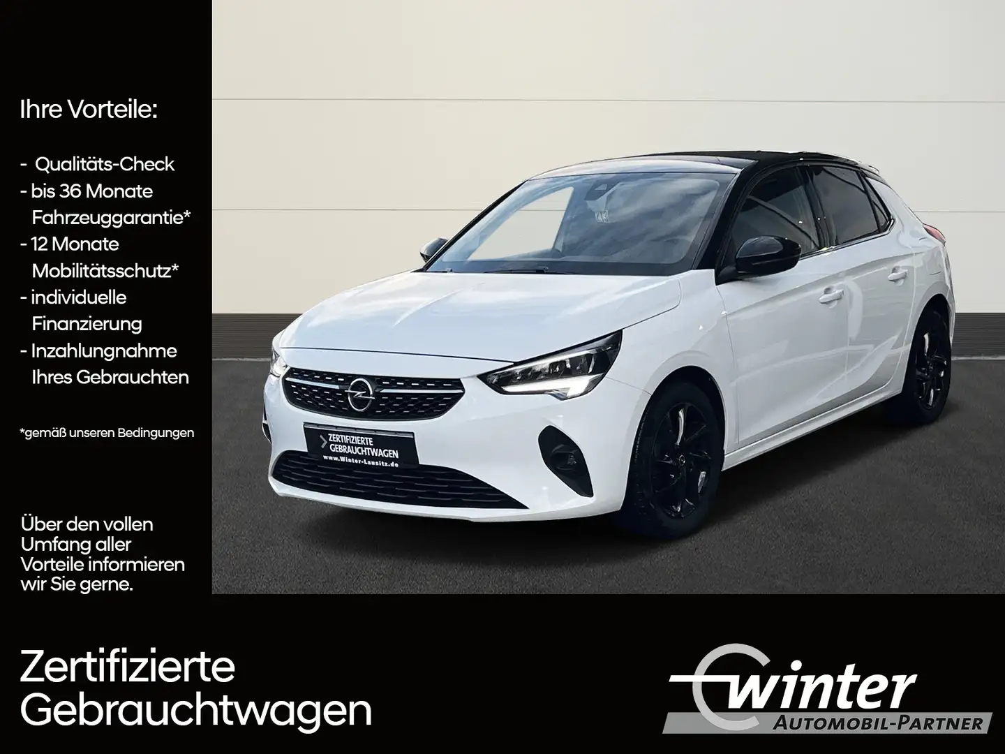 Opel Corsa 1.2 Elegance LED/KAMERA/PDC/LENKRAD+SHZ/LM Bianco - 1