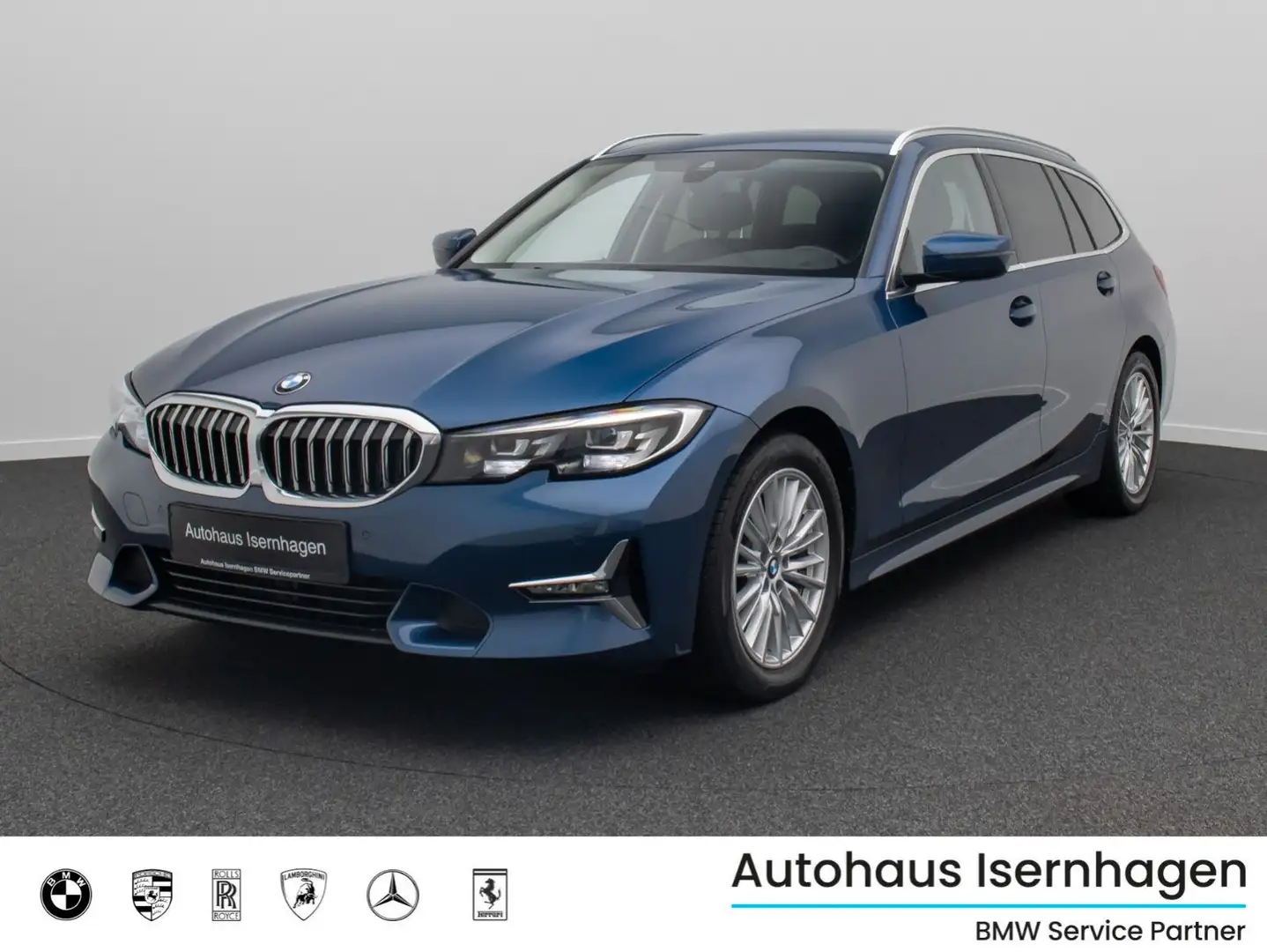 BMW 320 Luxury Line DAB CockpitPlus PDC Leder Niebieski - 1