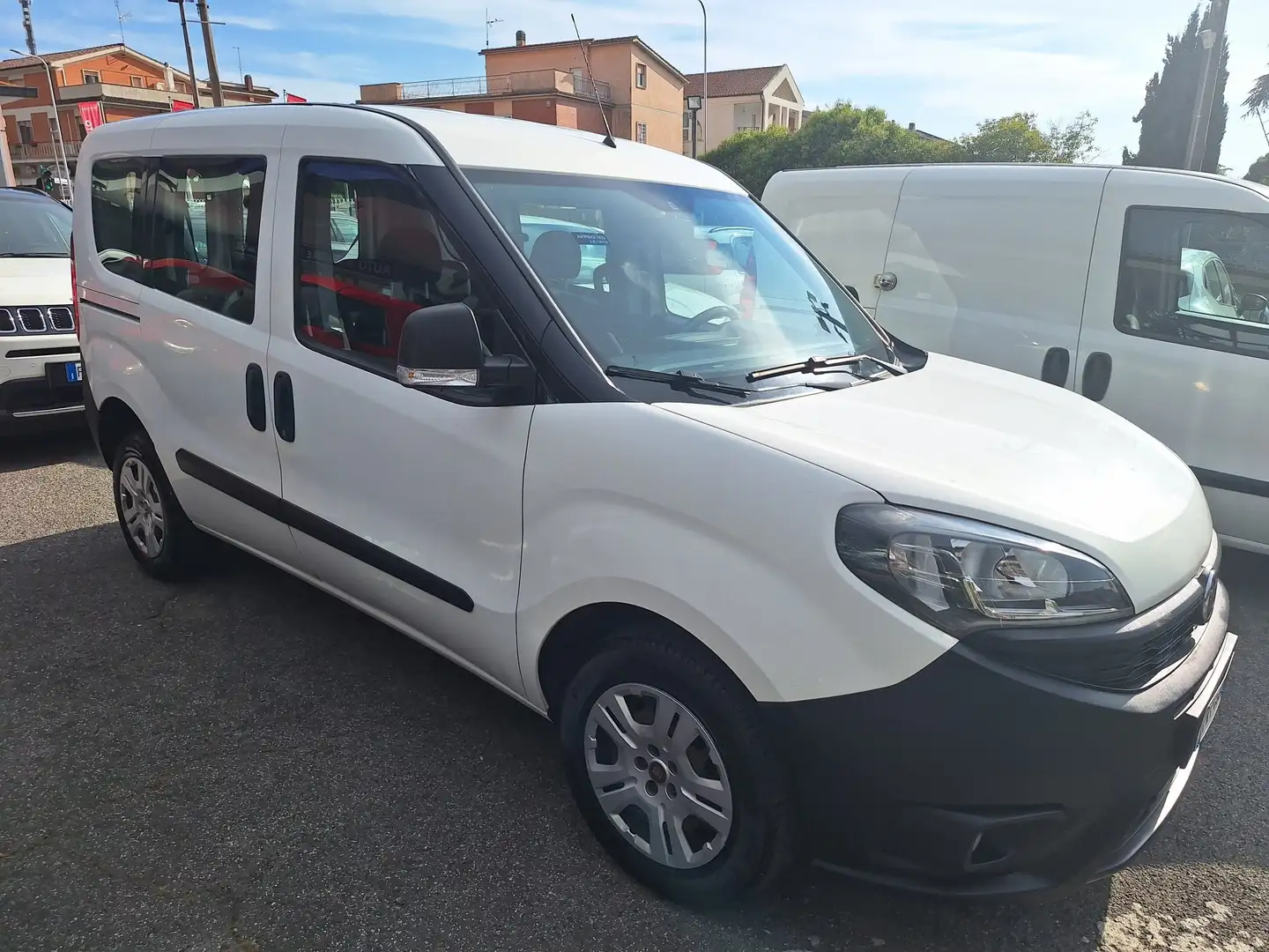Fiat Doblo 1.3 mjt 5 Posti Autocarro Bianco - 1