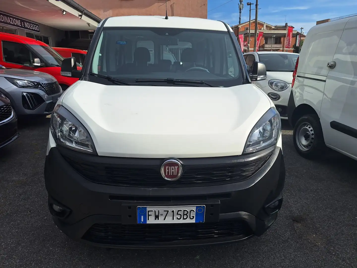 Fiat Doblo 1.3 mjt 5 Posti Autocarro Bianco - 2