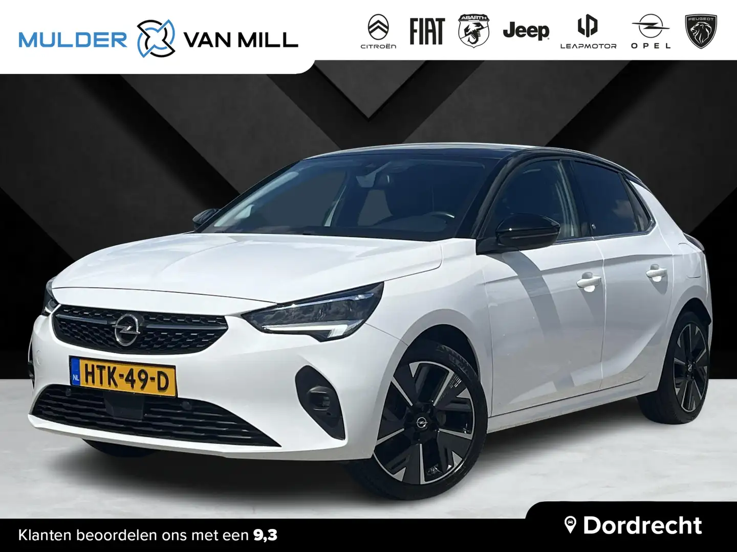 Opel Corsa-e Elegance 3-FASEN 50kWh 136pk | 180° CAMERA + SENSO Blanc - 1