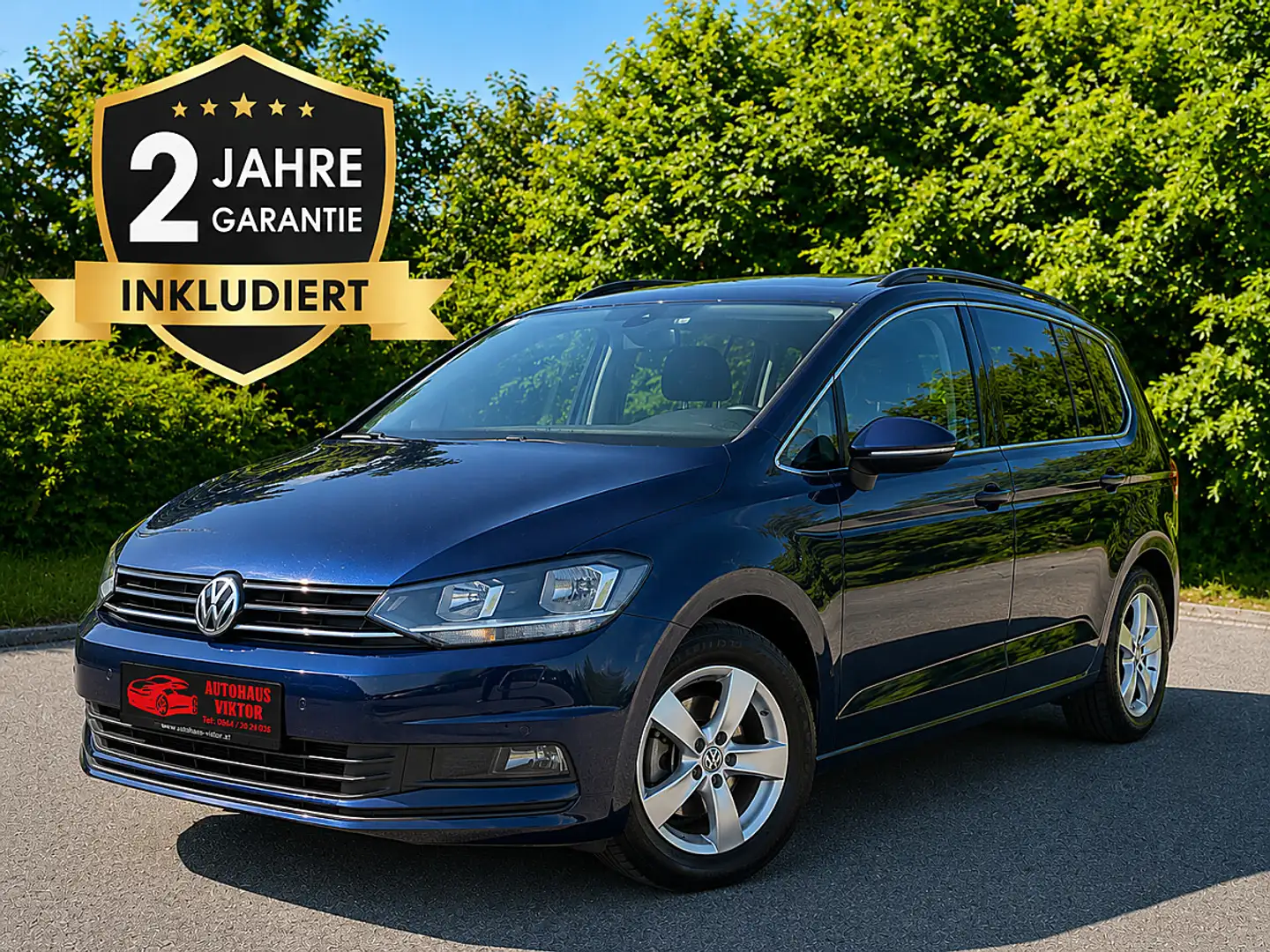 Volkswagen Golf Sportsvan 1,6 TDI BMT Trendline*GARANTIE,SERVICE HEFT,1.B... Blau - 1