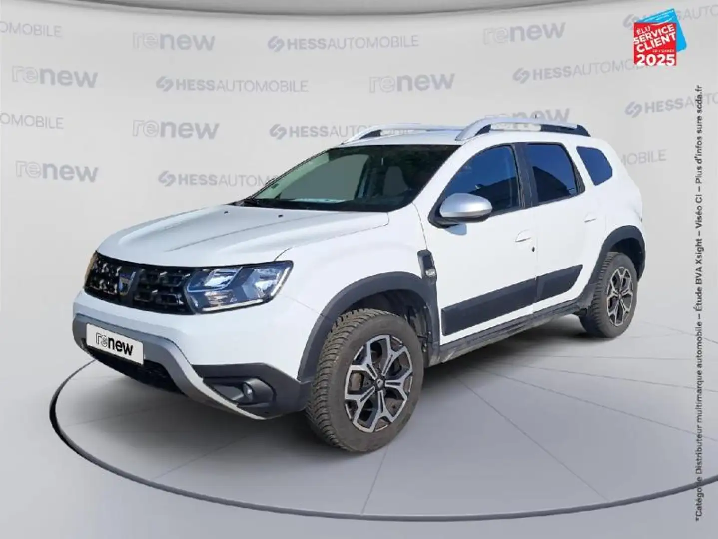 Dacia Duster 1.3 TCe 150ch FAP Prestige 4x2 Camera GPS Attelage Blanc - 1
