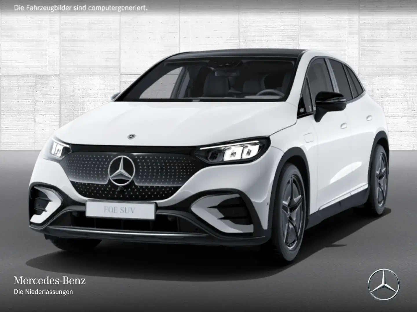 Mercedes-Benz EQE 300 AMG+NIGHT+PANO+360+LED+TOTW+KEYLESS Weiß - 2