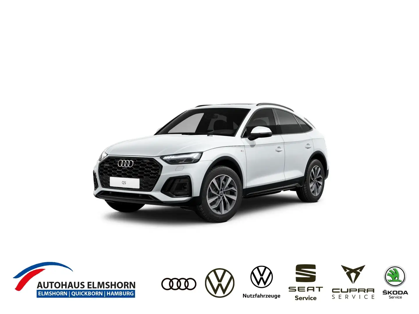 Audi Q5 Sportback 40 TFSI quattro S line BLACK AHK MATRIX Blanco - 1