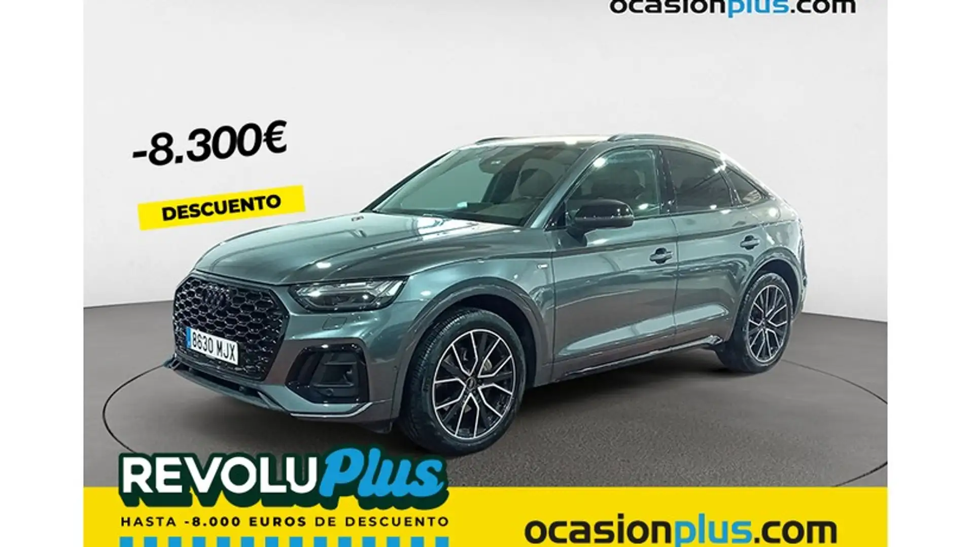 Audi Q5 Sportback 35 TDI Black line S tronic Gris - 1