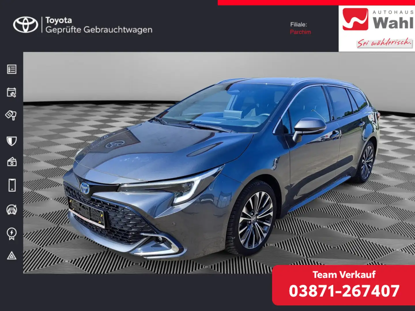 Toyota Corolla Touring Sports 1.8 Hybrid Team D Grigio - 1