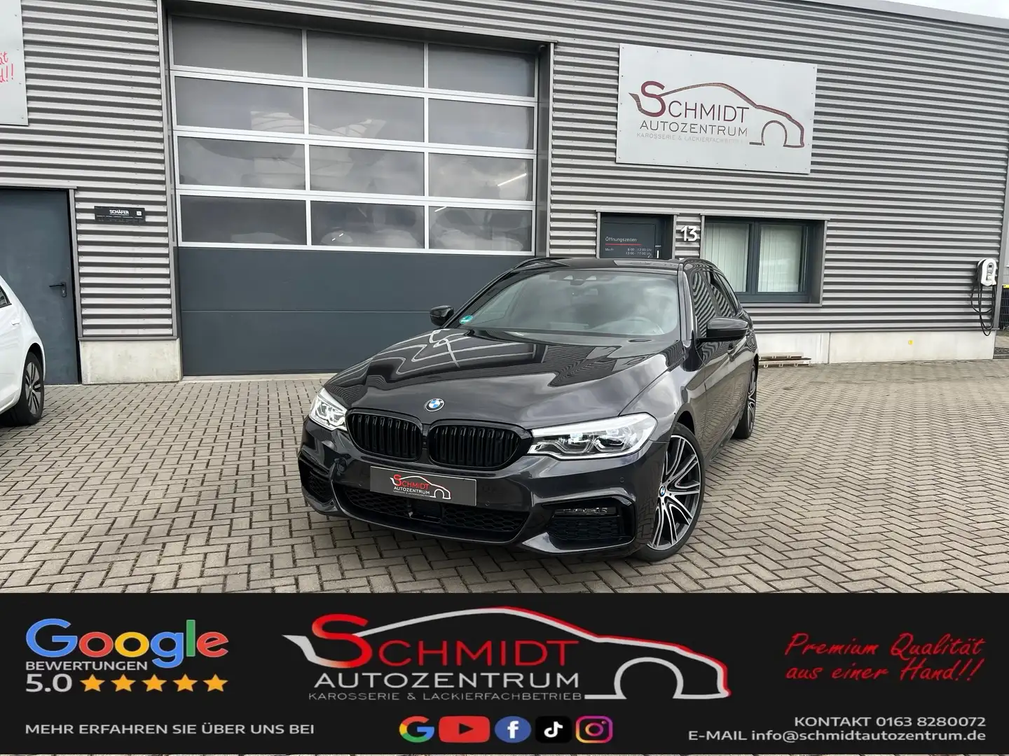 BMW 540 M-Paket Standheizung AHK Night-Vision VollVoll Grau - 1