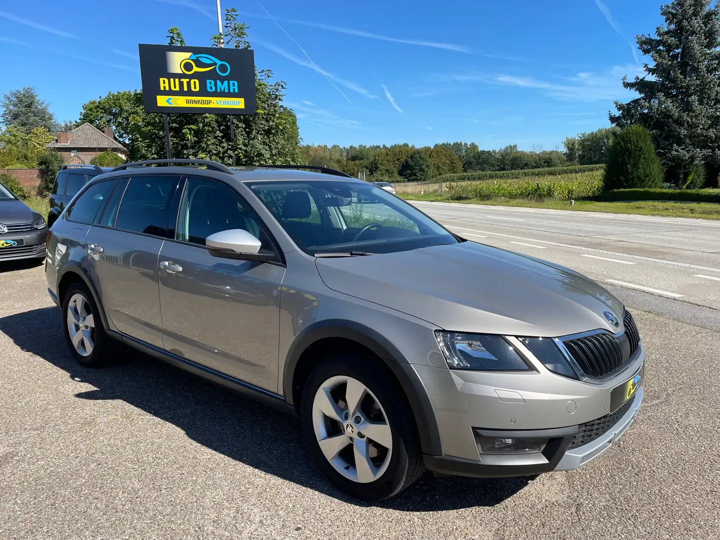 Skoda Octavia 2.0 TSI 4x4 SCOUT DSG Grijs - 2