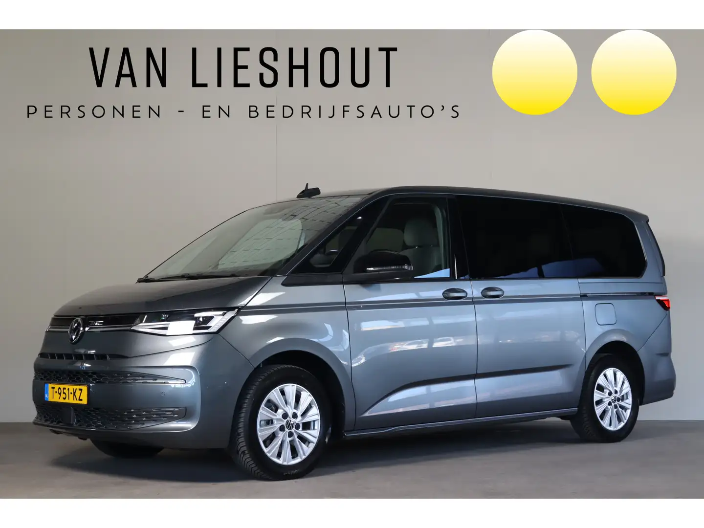 Volkswagen T7 Multivan 1.4 eHybrid L2H1 Style NL-Auto!! Pano-Dak I Elek.T Grijs - 1
