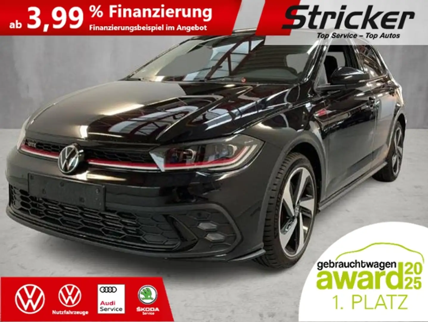 Volkswagen Polo GTI 2.0TSI DSG 249,-ohne Anzahlung ACC App-Connec Schwarz - 2