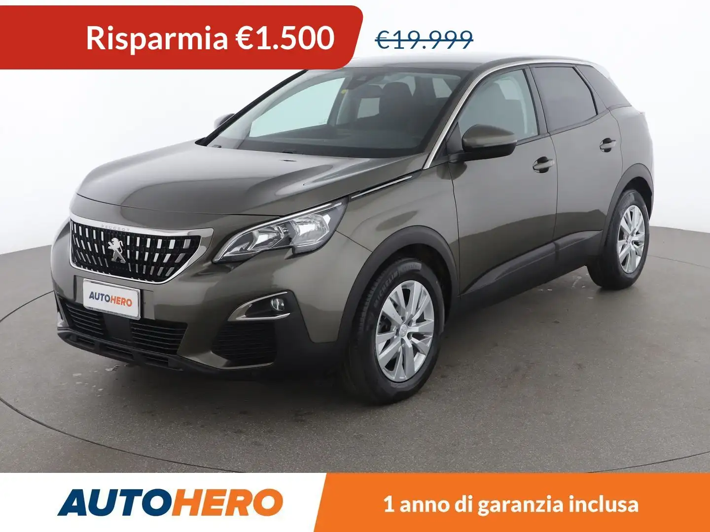 Peugeot 3008 1.5 Blue-HDi Business Зелений - 1