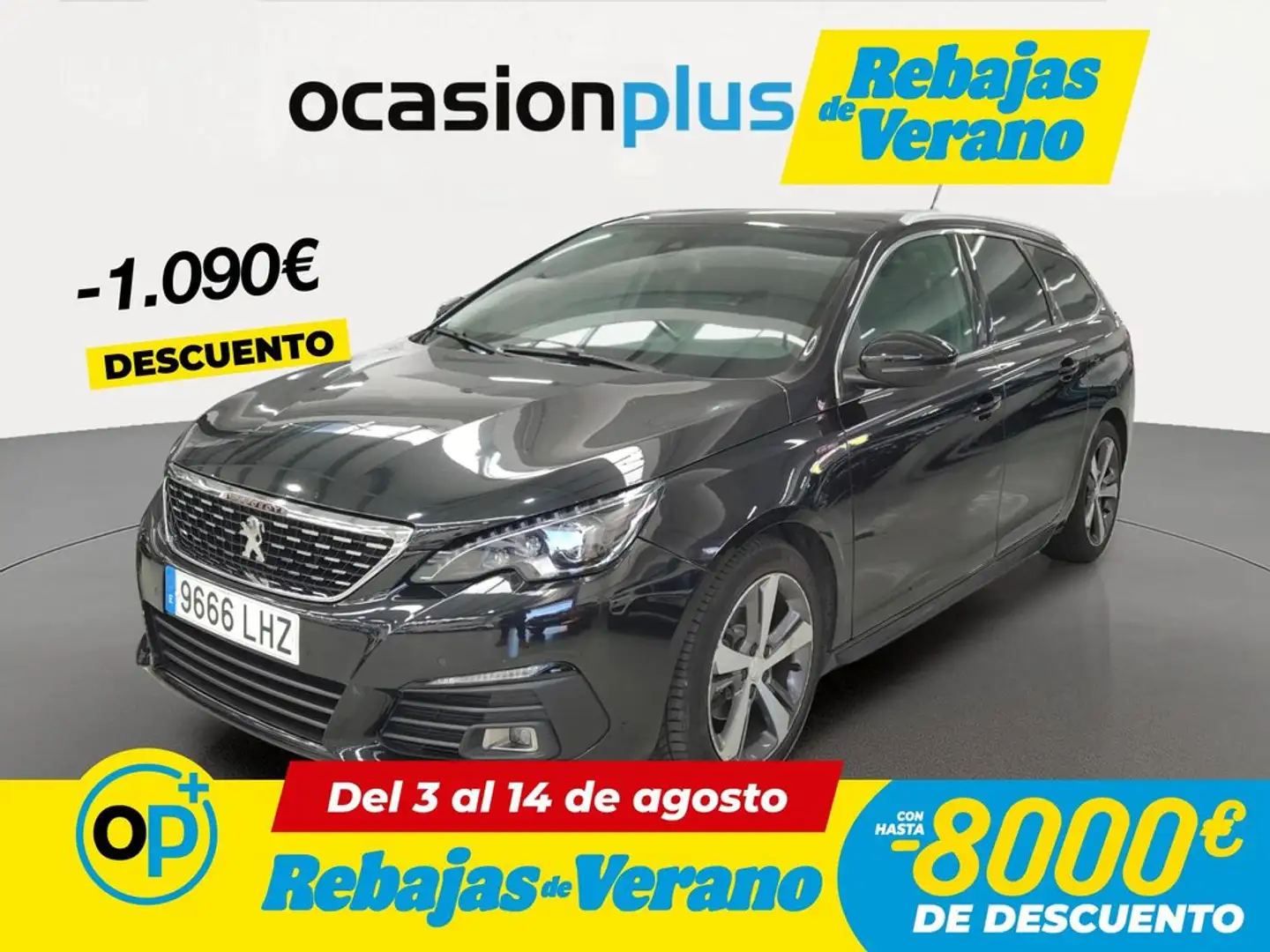 Peugeot 308 SW 1.2 PureTech S&S GT Line 130 Negro - 1