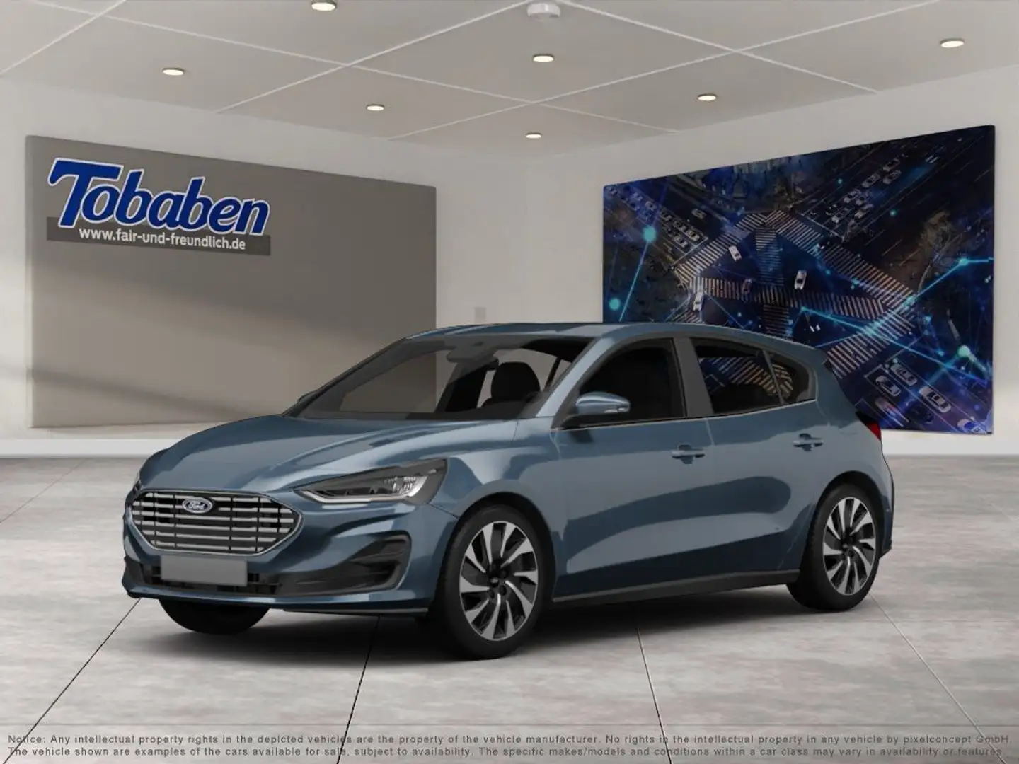 Ford Focus 1.0 EcoBoost Titanium NAVI/SHZ/KAMERA Blu/Azzurro - 1
