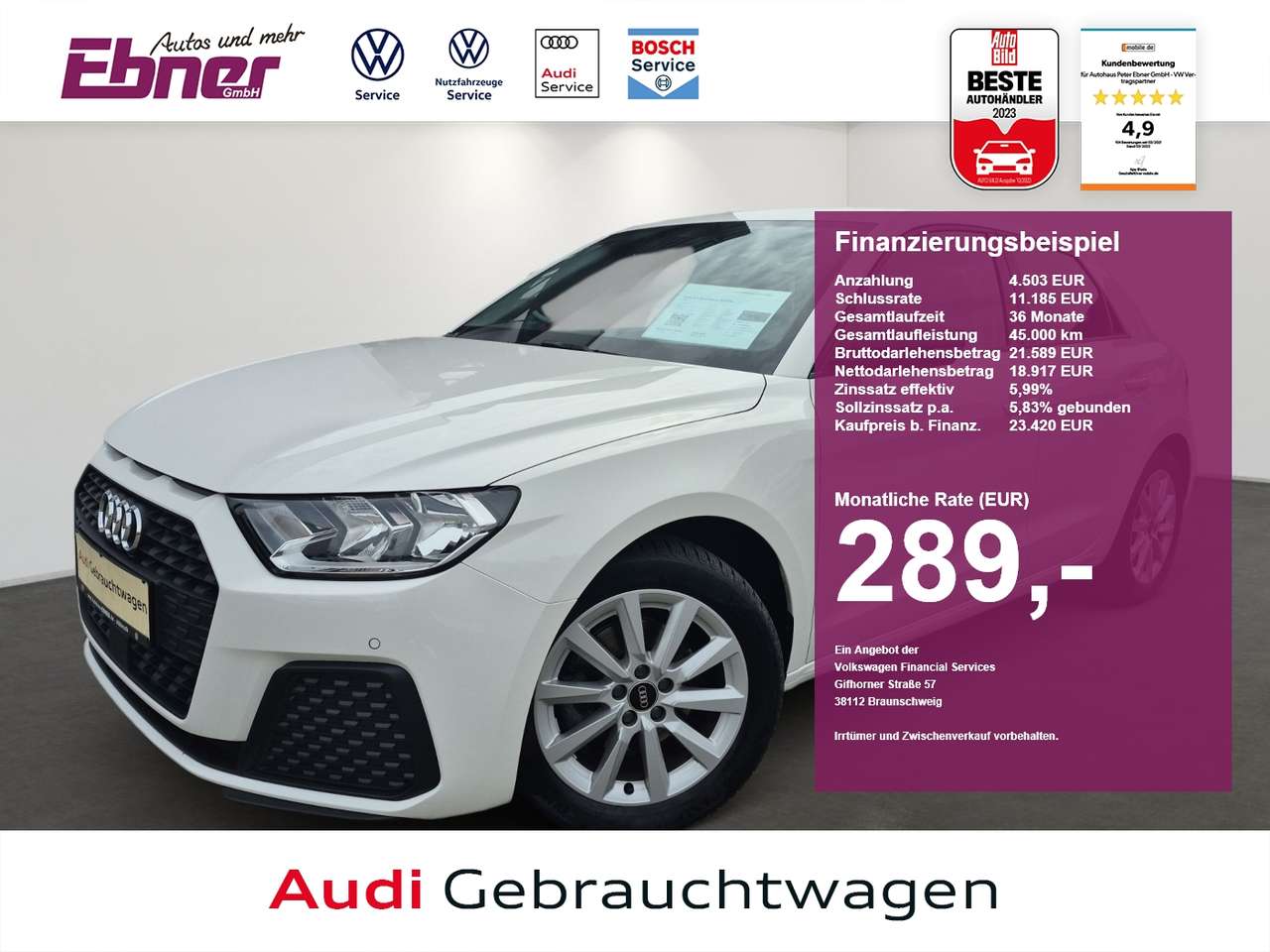 Audi A1 2024 — Sportback 30TFSI DSG NAVI+SITZHZG+KEYLESS+AC-AUTOM