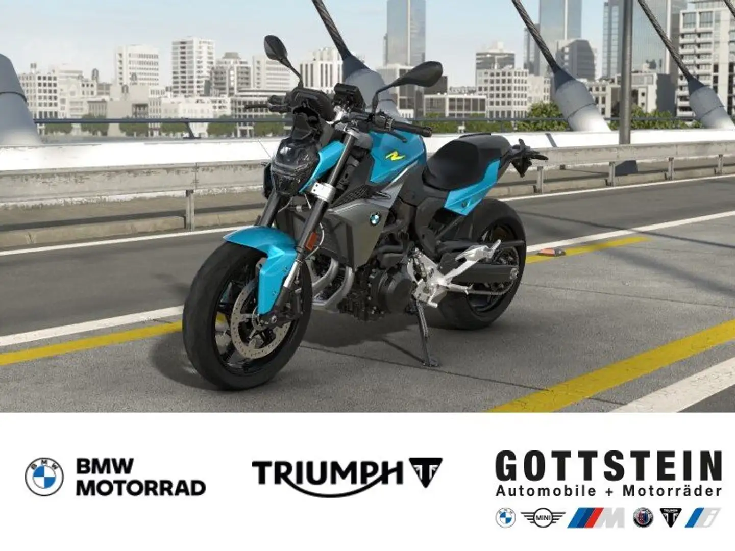 BMW F 900 R Tieferlegung Blau - 1