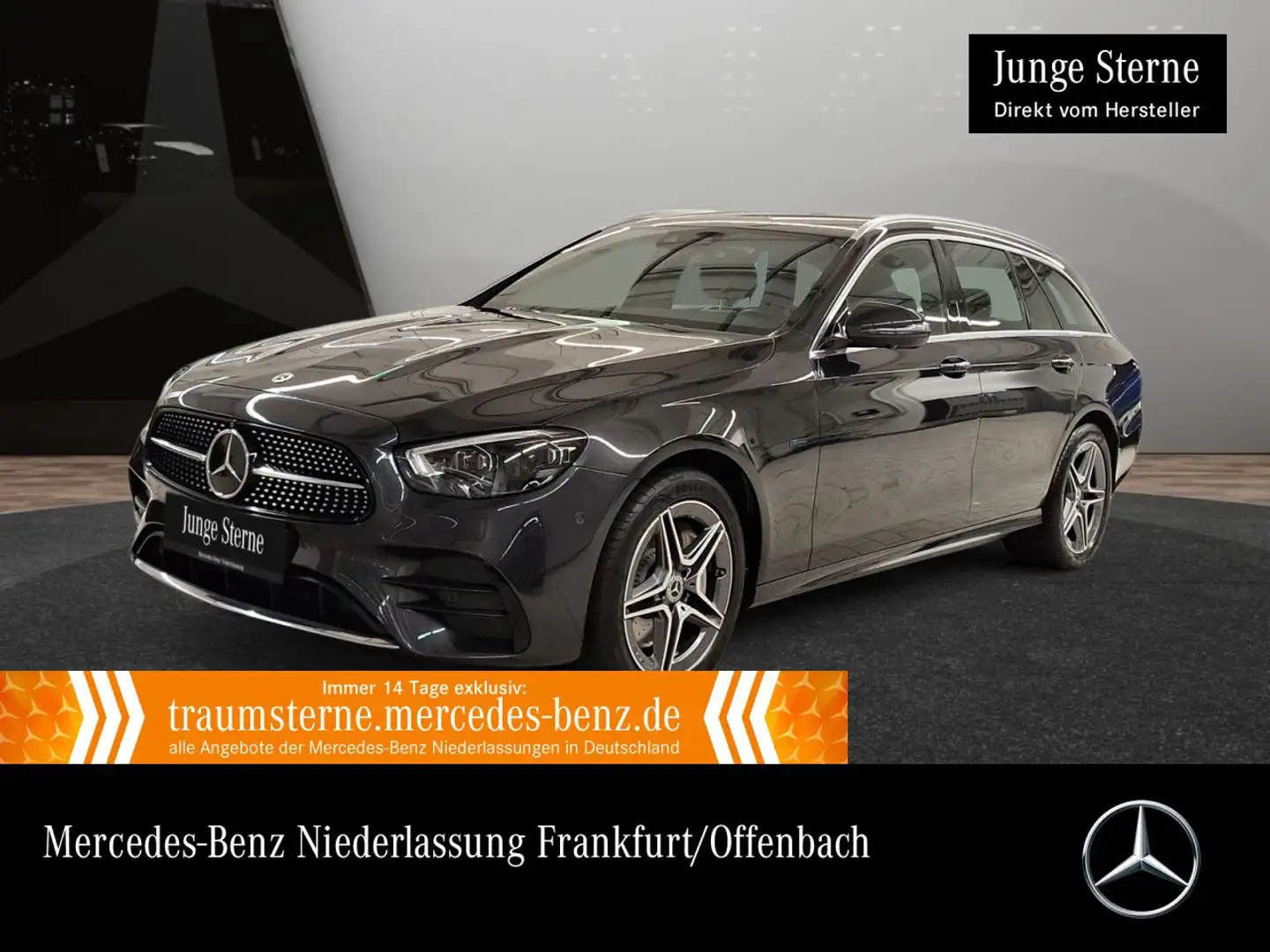 Mercedes-Benz E 300 e T AMG+360+MULTIBEAM+FAHRASS+BURMESTER+9G Grau - 1