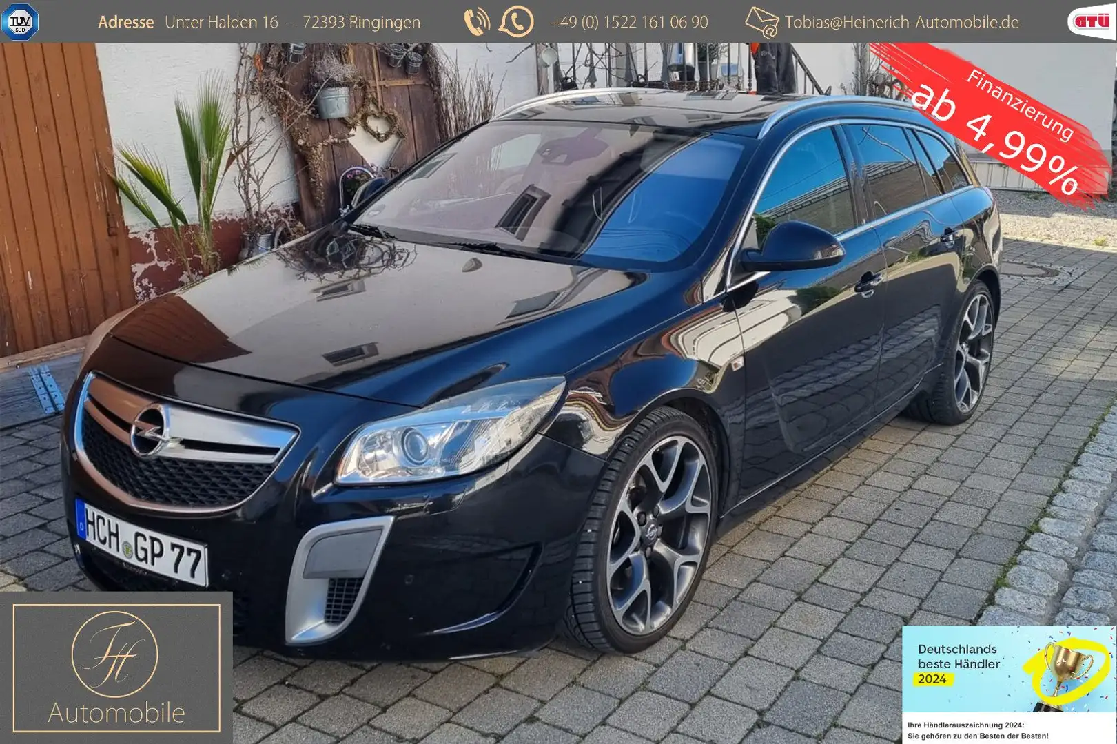 Opel Insignia Sports Tourer OPC 4x4*Pano*Standheizung Schwarz - 1