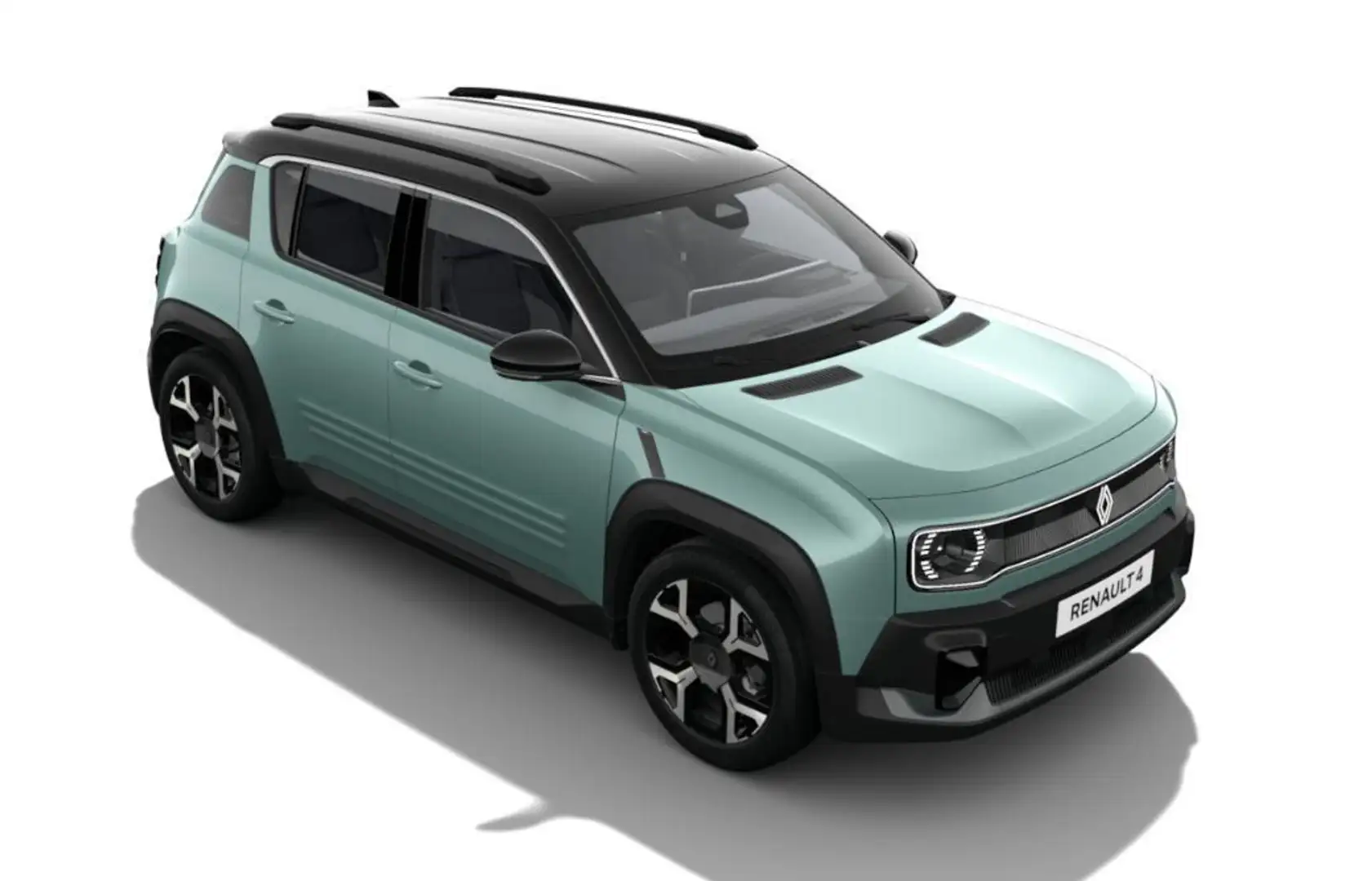 Renault R 4 E-Tech 100% elec. Iconic Five 150 im Vorlauf Schwarz - 1