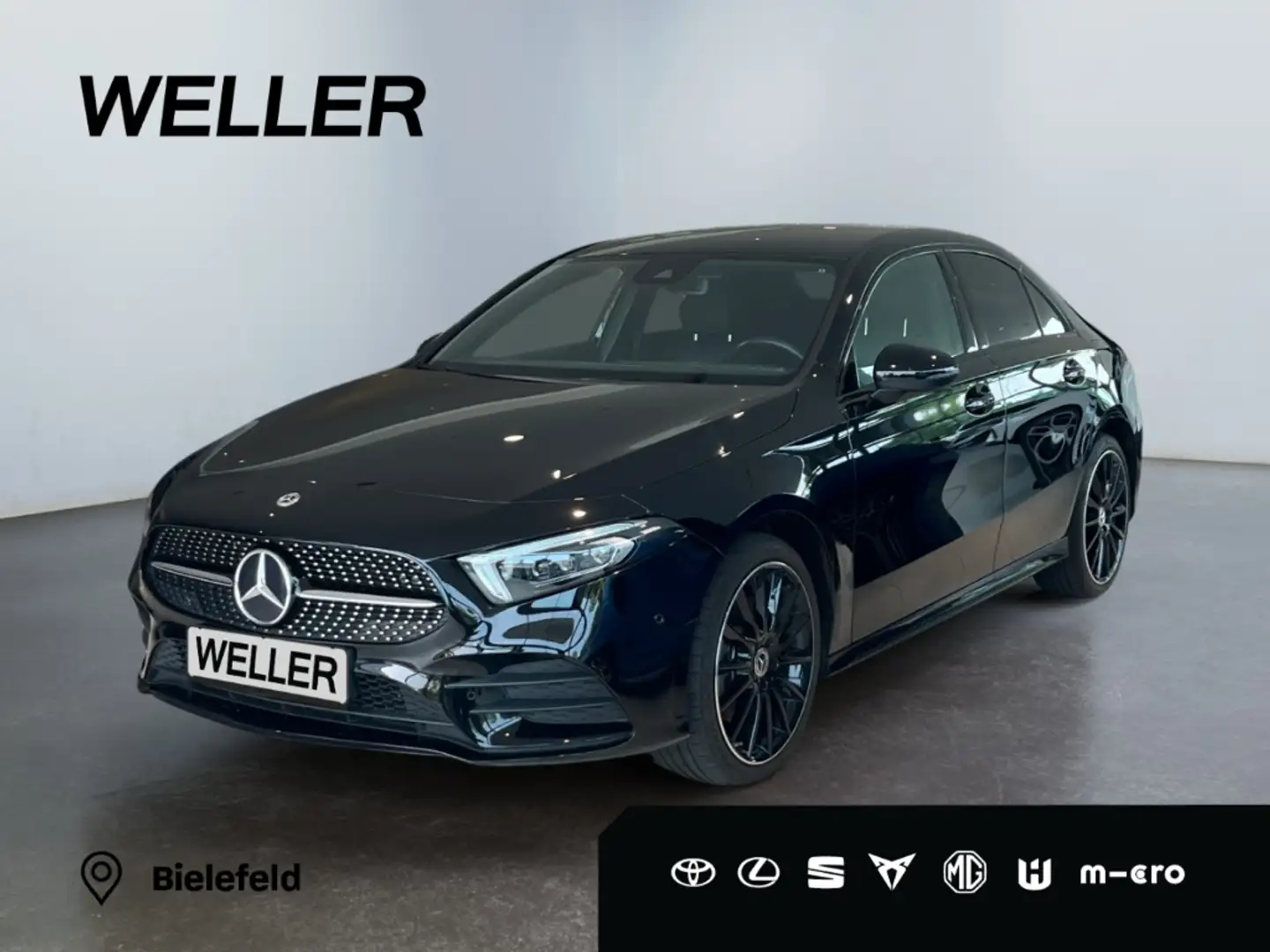 Mercedes-Benz A 250 e 8G-DCT AMG Line *MULTIBEAM*AHK*19Zoll*WKR* Negro - 1