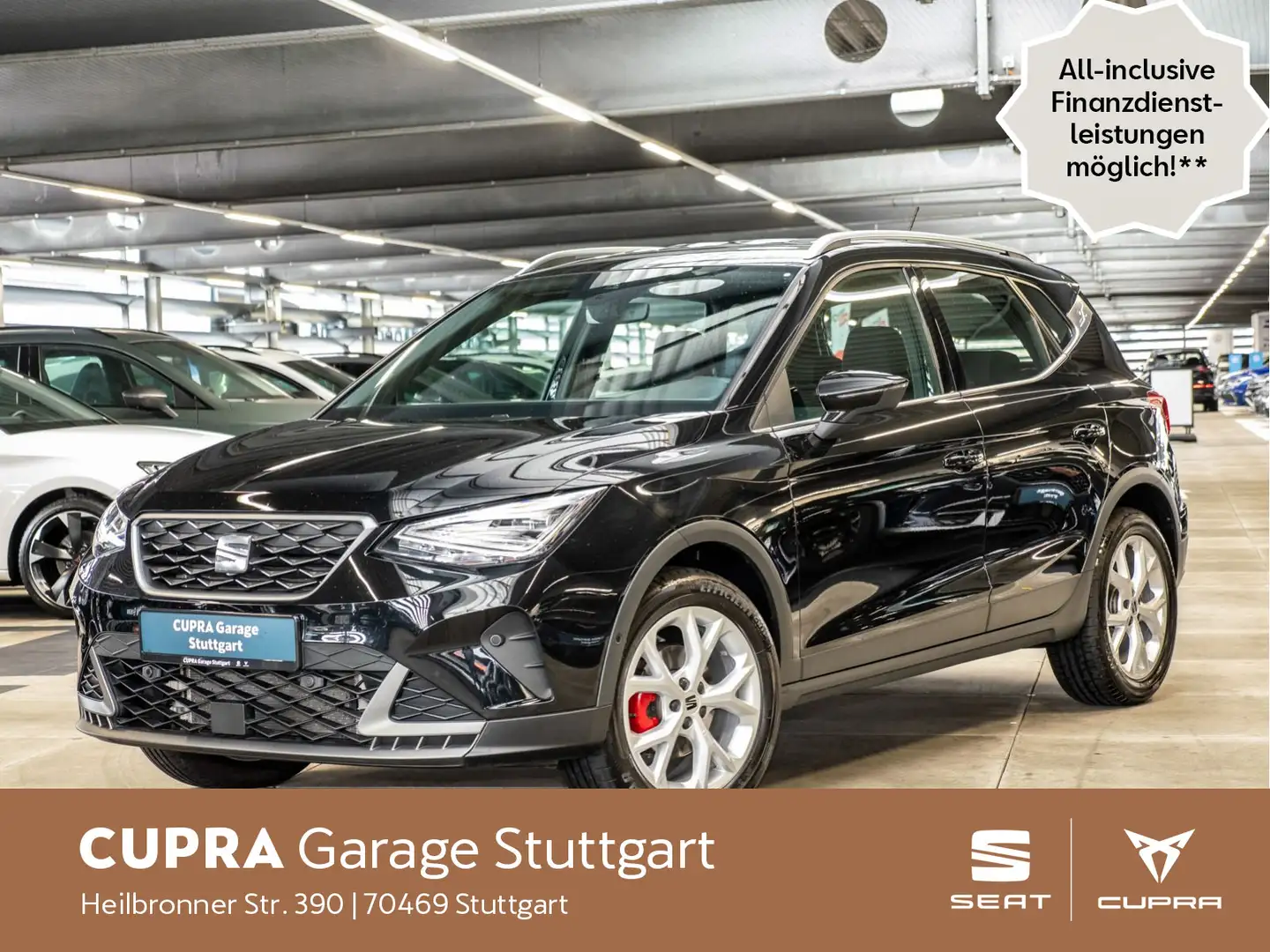 SEAT Arona FR 1.5 TSI DSG 110 kW Schwarz - 1