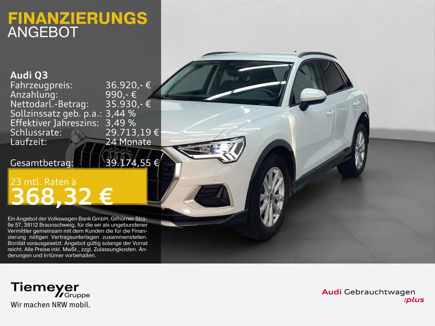 Audi Q3 35 TDI ADVANCED LED ALCANTARA KAMERA eKLAPPE Weiß - 1
