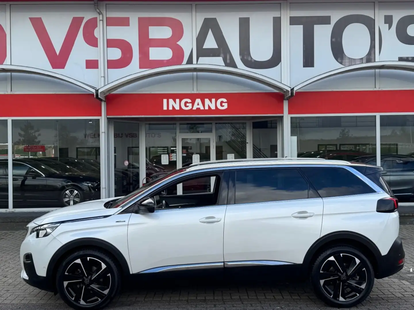 Peugeot 5008 1.2 TURBO GT-LINE HALF-LEER NAVI PANO-DAK CAMERA C Blanc - 2