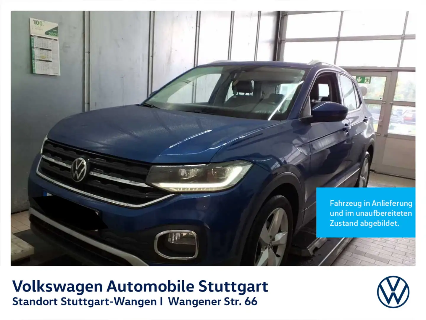 Volkswagen T-Cross Style 1.0 TSI Navi LED PDC SHZ Blau - 1
