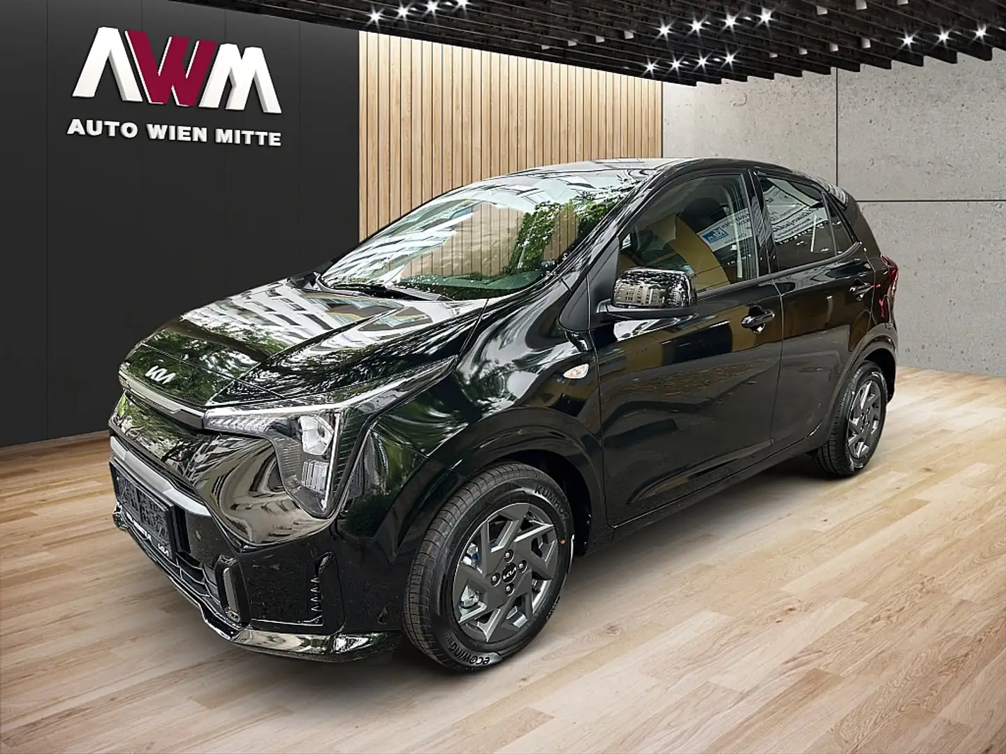 Kia Picanto 1,2 DPI Silber AMT5| AUTO WIEN MITTE Negro - 1
