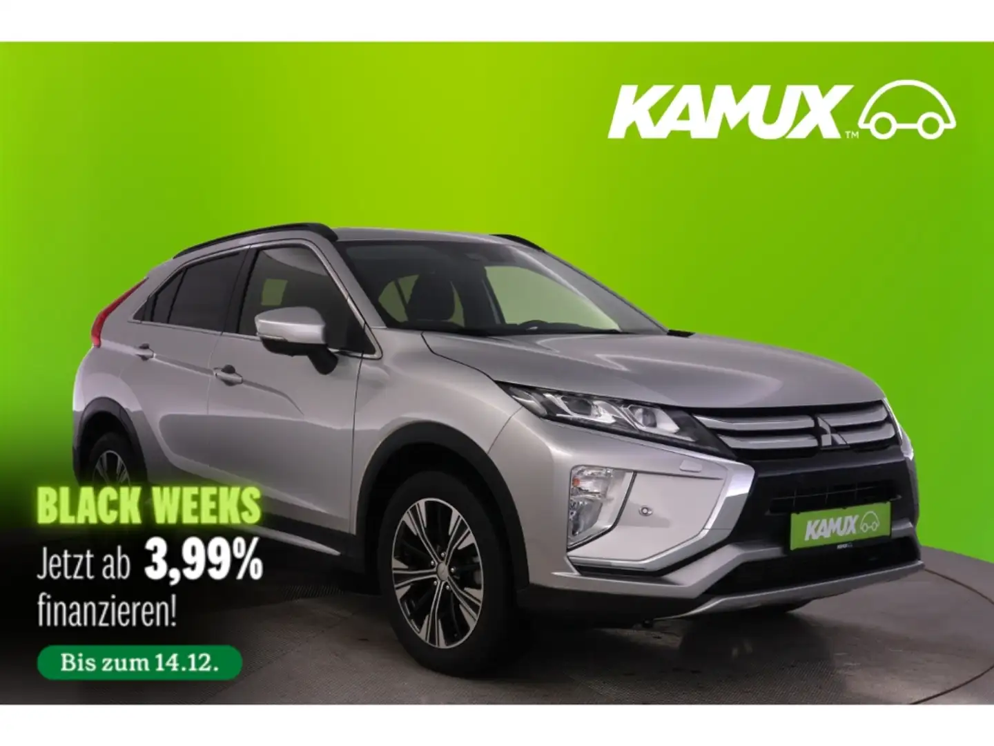 Mitsubishi Eclipse Cross 1.5T-MIVEC Intro Edition+LED+AHK Серебристый - 1