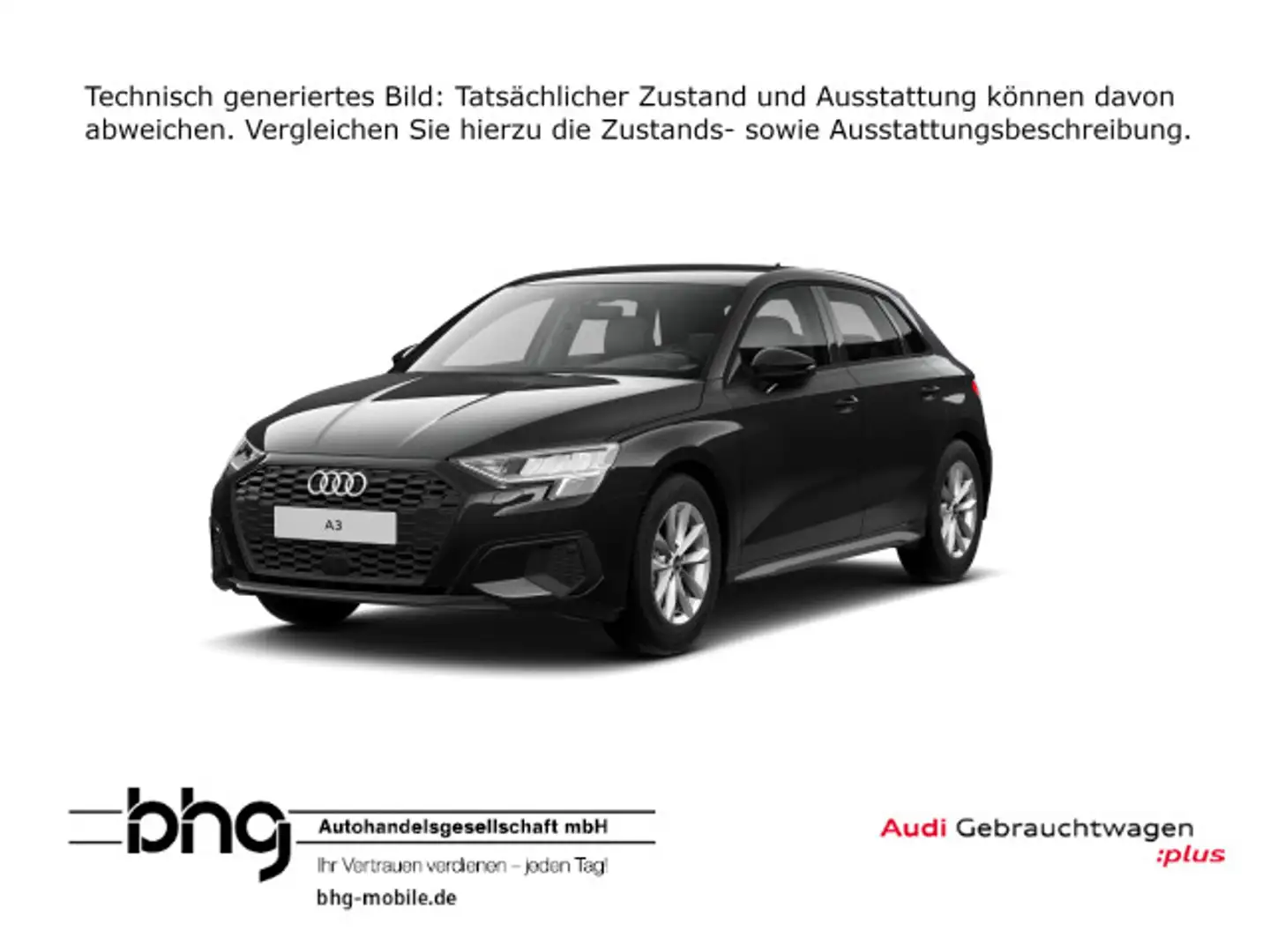 Audi A3 30 TFSI Sportback S tronic Schwarz - 1