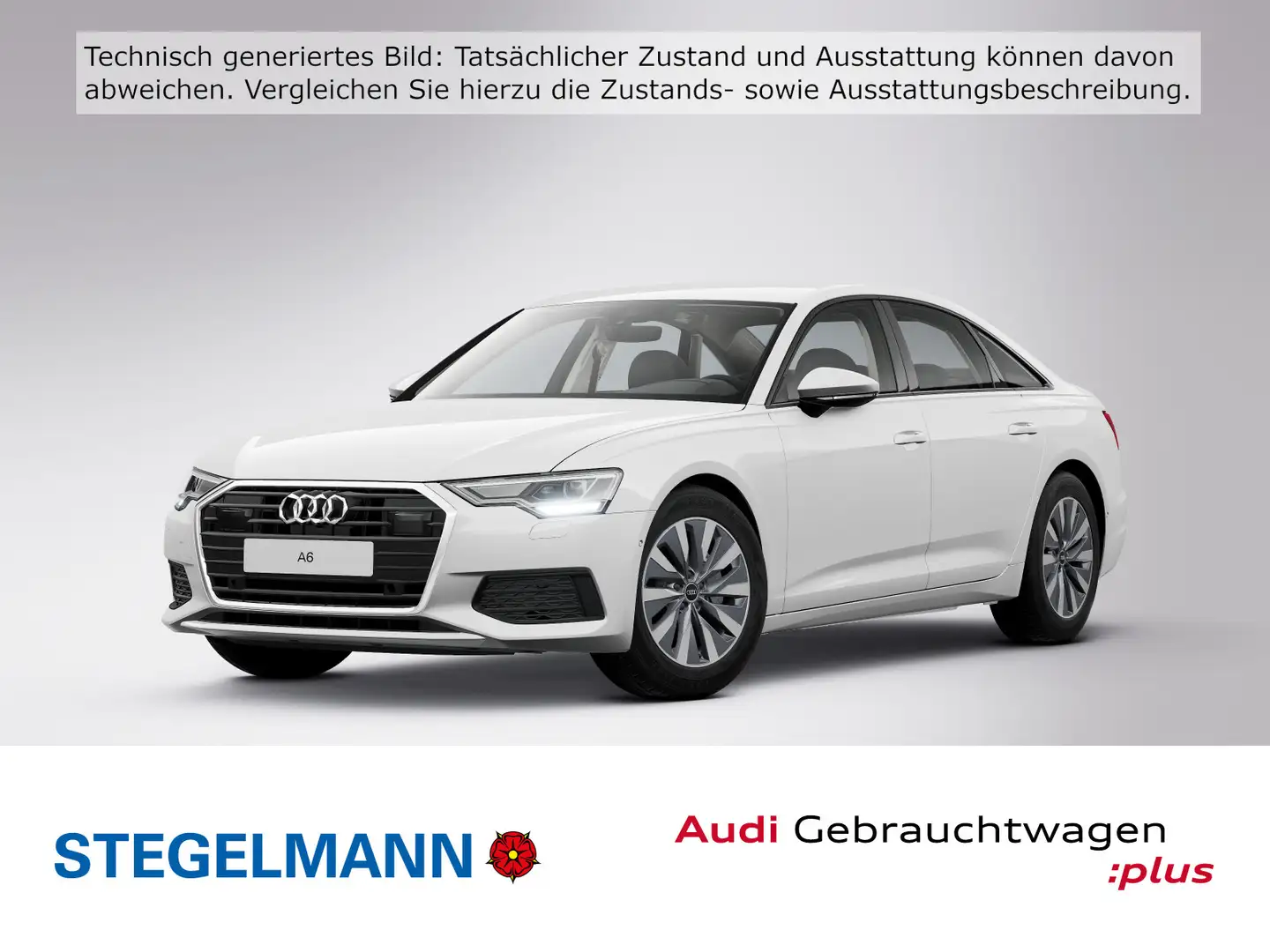 Audi A6 Lim 40 TDI S-tronic *LED*Navi*Soundsystem* Weiß - 1