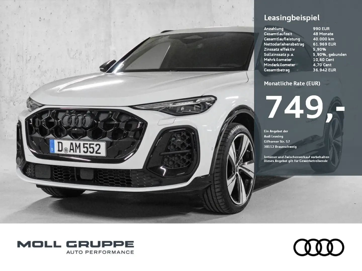Audi Q5 SUV TDI quattro 150 kW S tronic NAVI 4xSHZ Weiß - 1