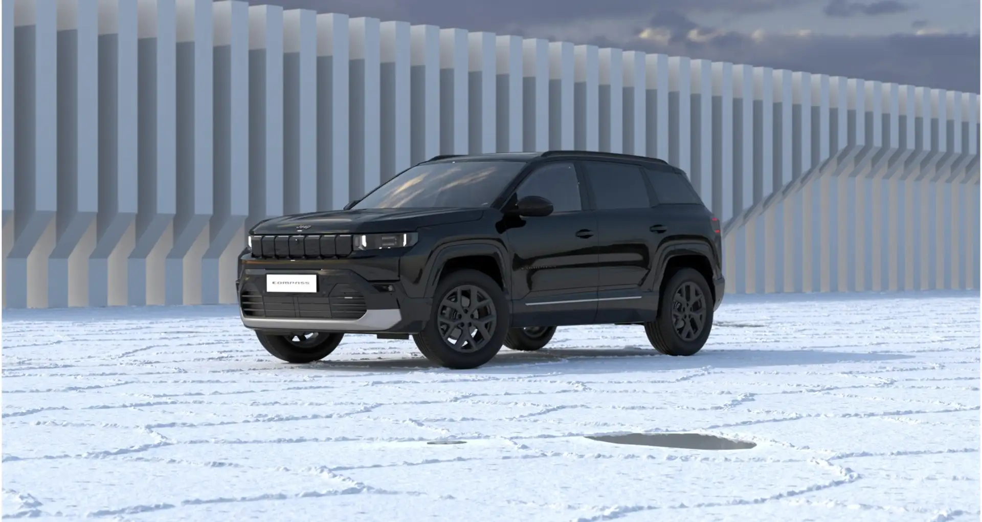 Jeep Compass e-Hybrid First Edition 145 PS Schwarz - 1