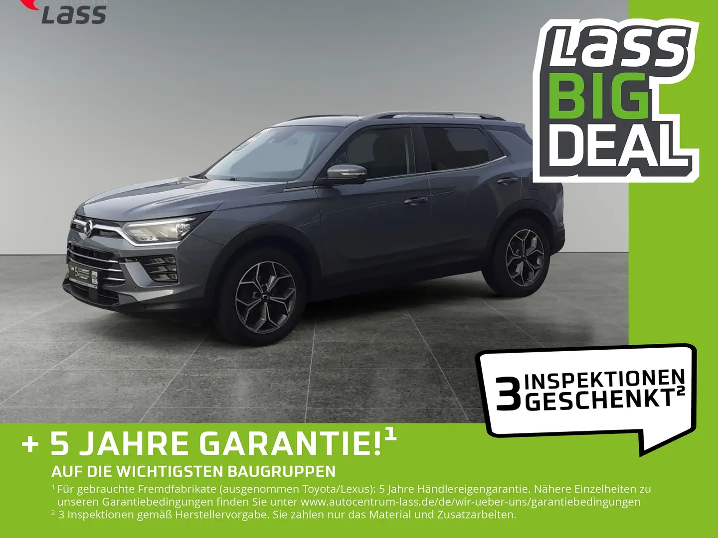 SsangYong Korando 1.5 Onyx +Automatik*Navi+Teilleder+ Grau - 1