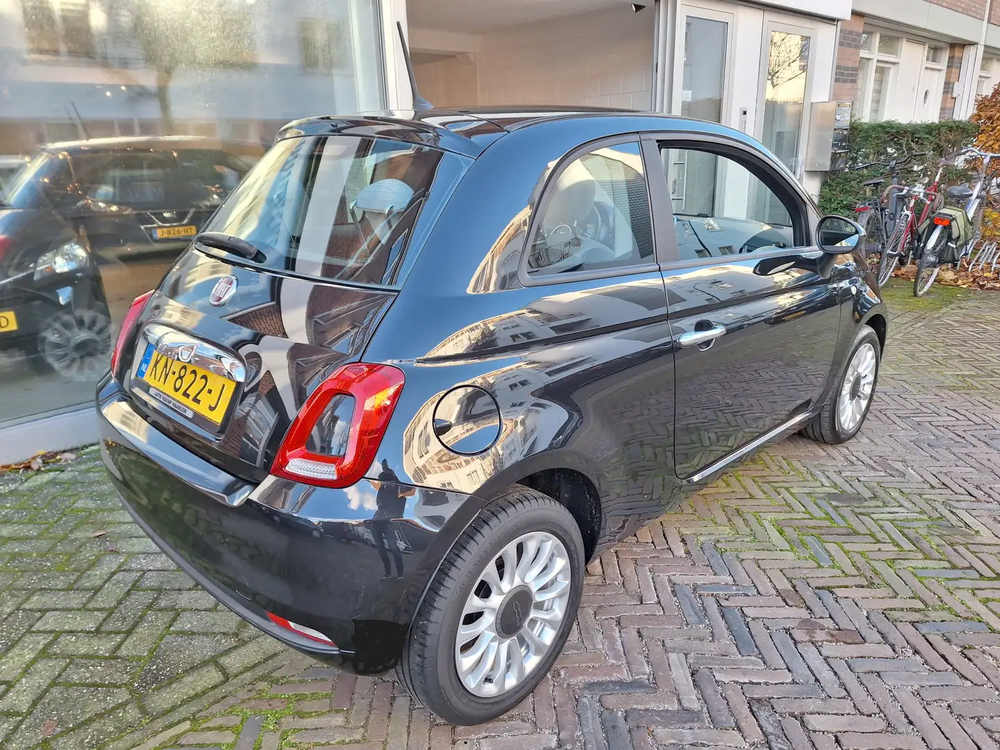 Fiat 500 0.9 TwinAir Turbo Popstar /30.000 Km/Airco/1e Eig/ Zwart - 2