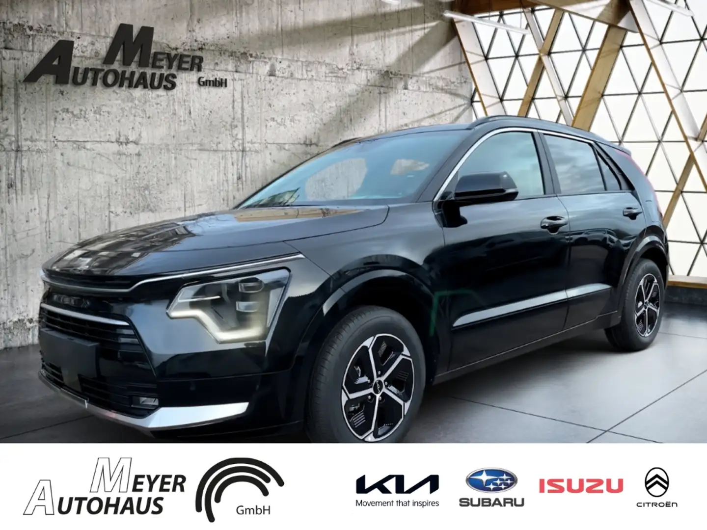 Kia Niro 1.6 Hybrid Vision+Komfort+el. Sitze+induktives Lad Grau - 2