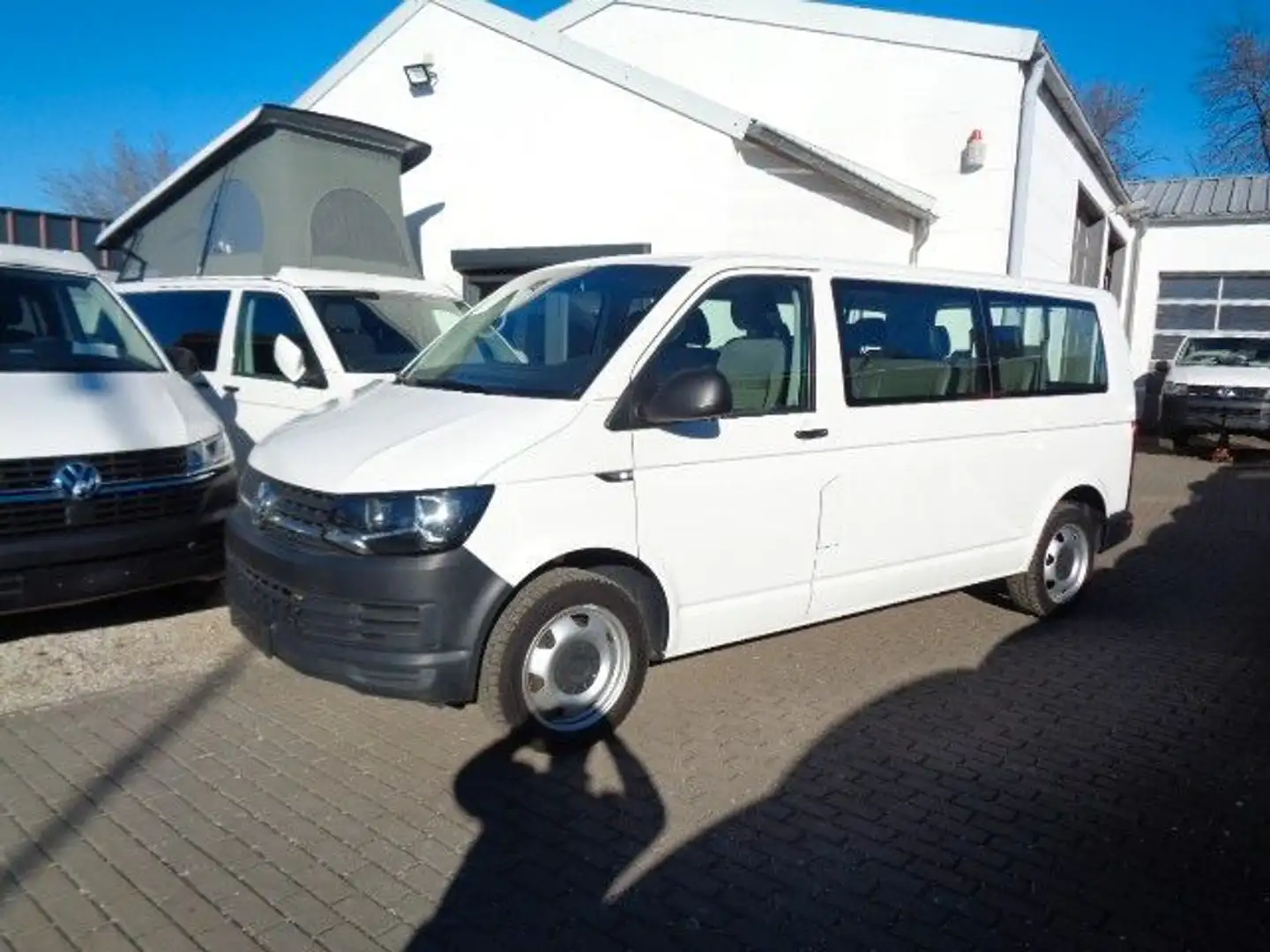 Volkswagen T6 Kombi T6  9-Sitzer lang 4motion 1. Hand Klima Blanc - 1