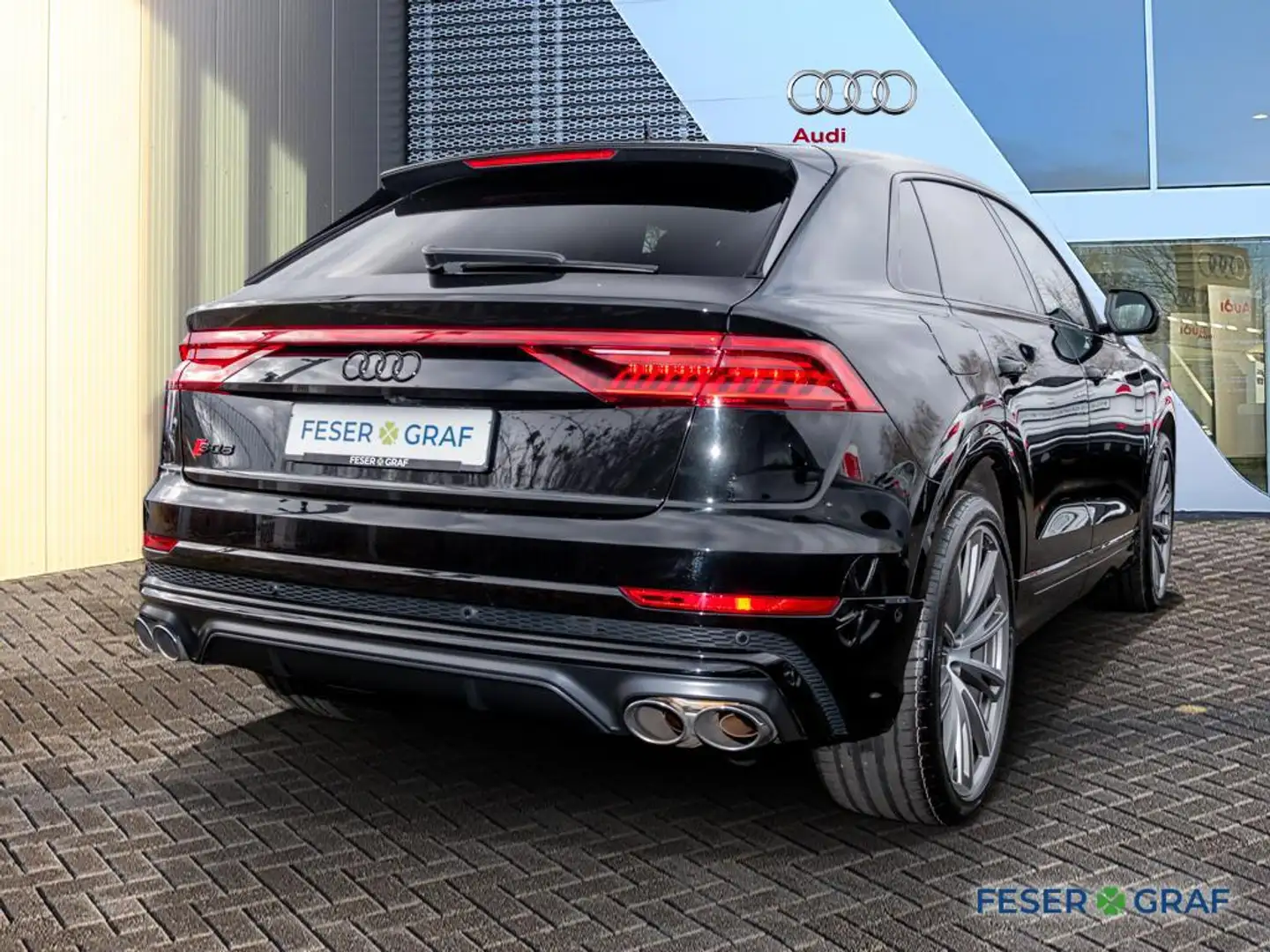 Audi SQ8 /Matrix/Standhzg/HuD/B&O/AHK/Fahrwerk advanced Negro - 2