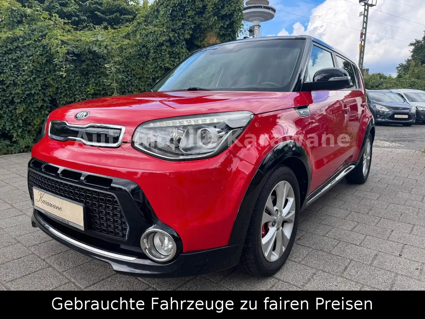 Kia Soul Dream Team*NAVI*R-CAM*AHK*1.HAND* Rood - 1